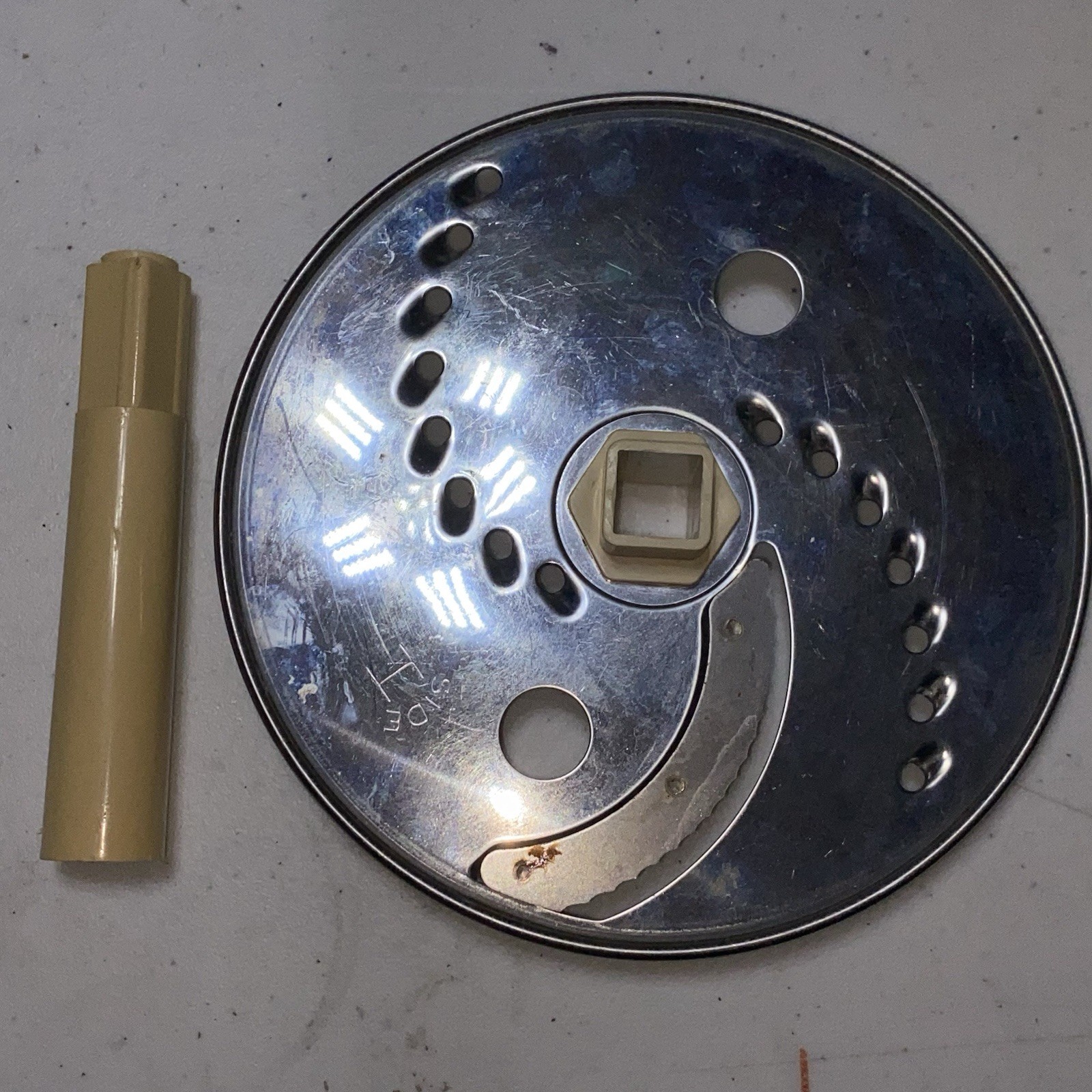 Vntg JC PENNEY Food Processor # 8330 Reversable Disc Blade C/H See Pic/desc