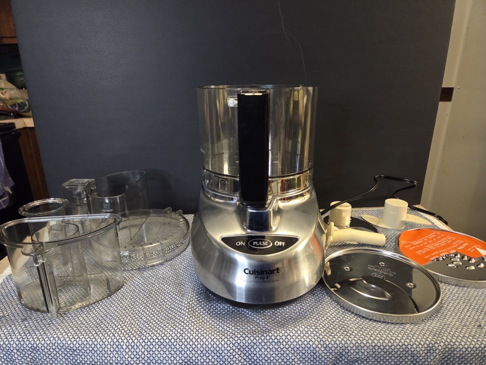 Cuisinart Prep 9-Cup Food Processor with Brushed Stainless Finish,