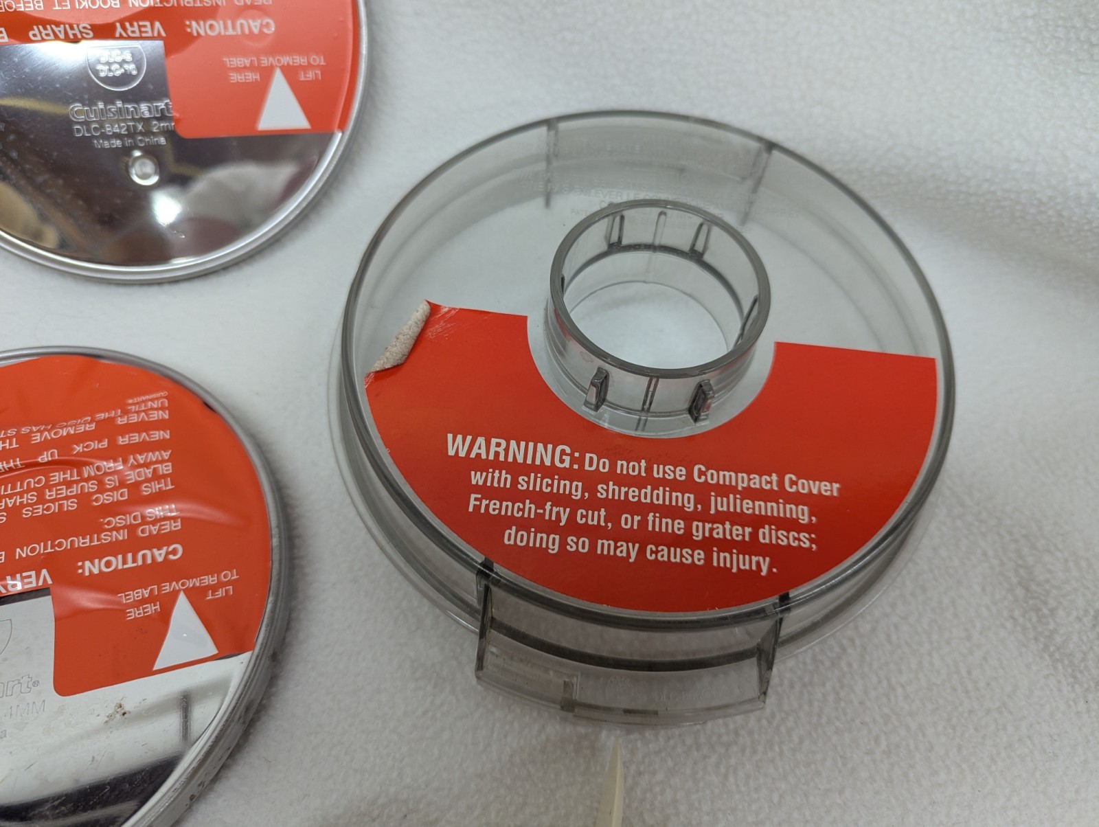 Cuisinart Pro Custom 11 Parts Accessories Slicing Discs