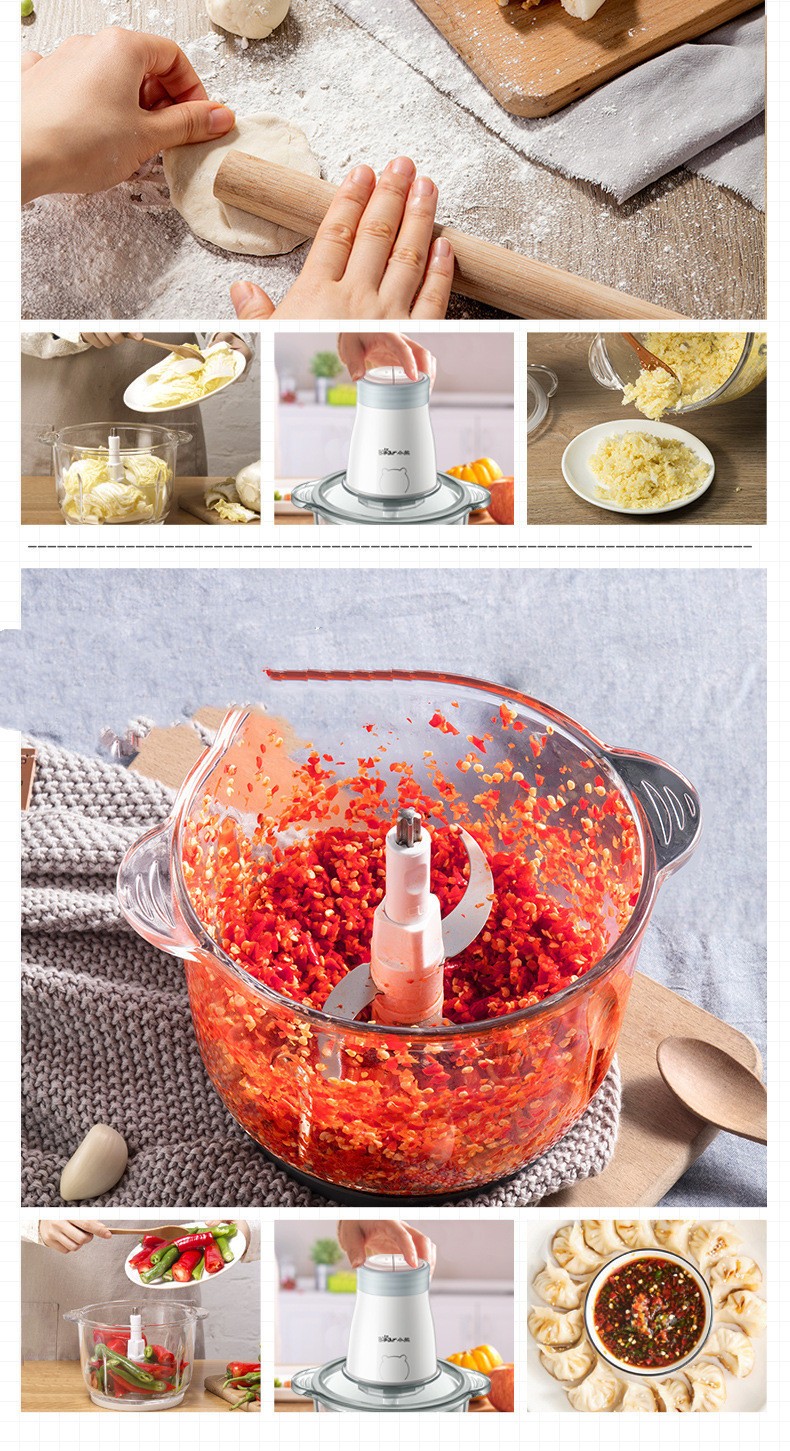 Household Electric Mini Food Chopper Blender Multifunction Food Processor