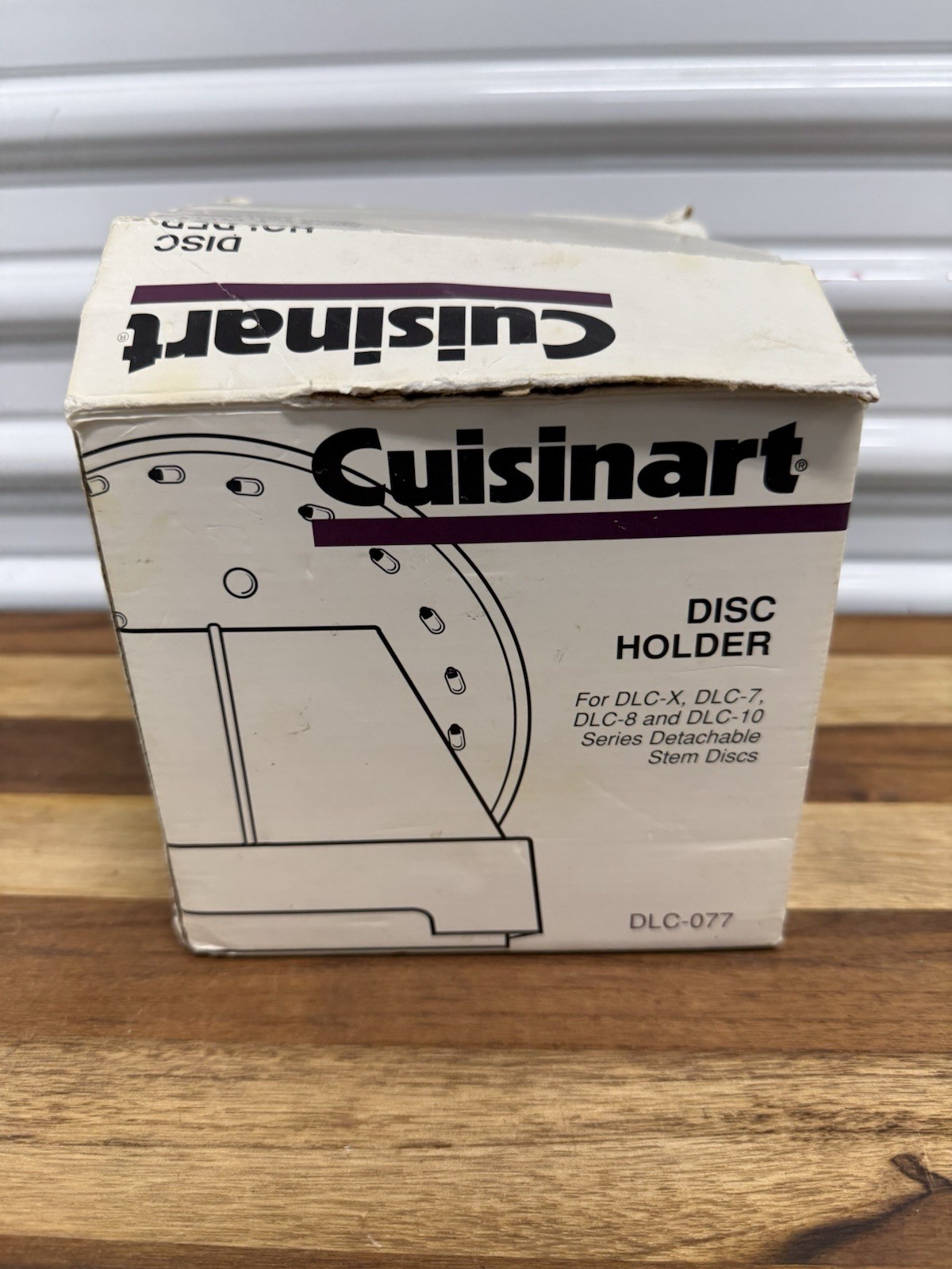 Cuisinart Vintage Disc Holder DLC-077 With 6 Blades DLC-X DLC-7 DLC-8 & DLC-10