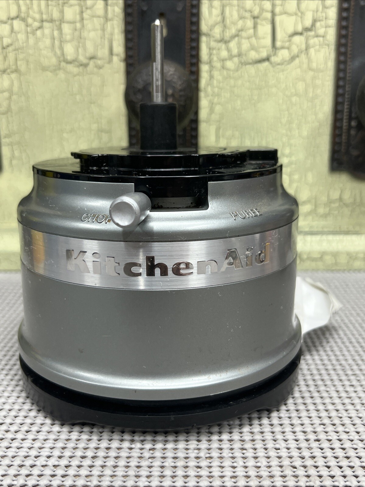 KitchenAid KFC3516CU 3.5 Cups Food Chopper Silver Replacement Base 2 Speed Motor