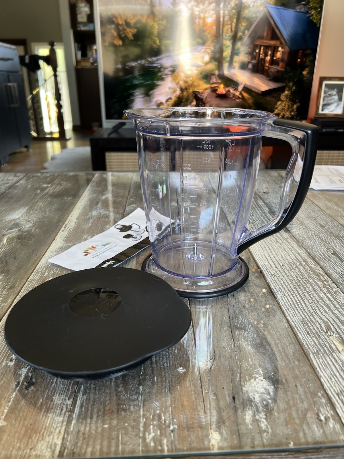 Ninja Master Prep 48 oz 6 Cup Food Processor Blender Pitcher Bowl With Lid