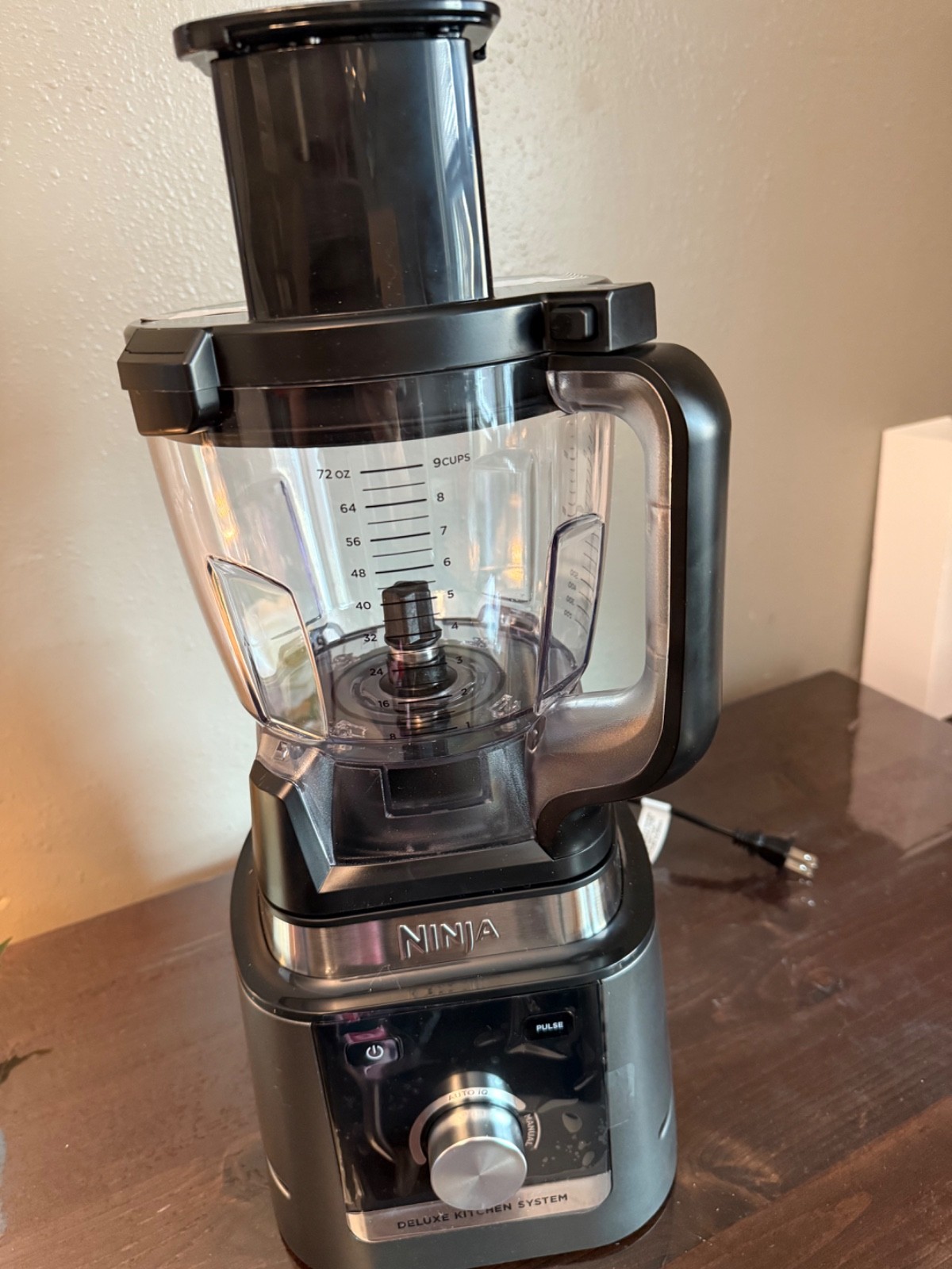 Replacement LID and PUSHER for 9 cup Food Processor Ninja Deluxe System CO905KS
