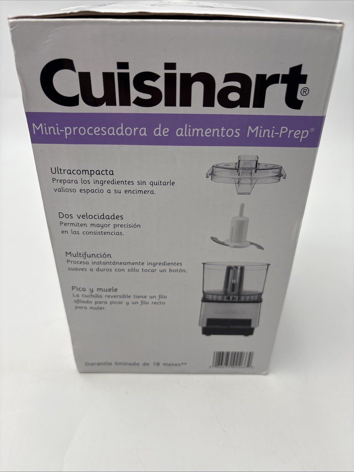 New Cuisinart Mini Prep 21oz Food Processor Model DLC-1SS