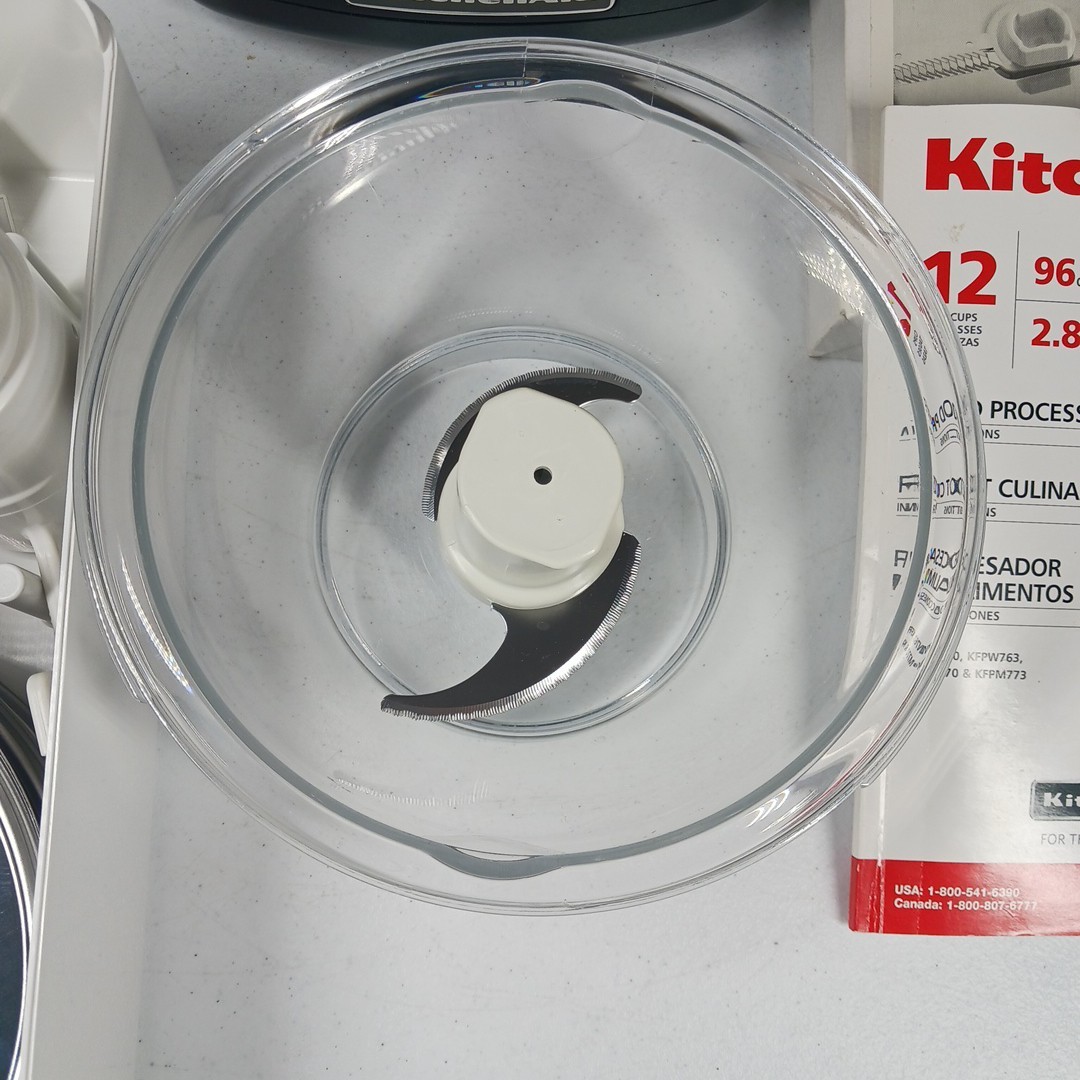 KitchenAid Food Processor Black 12-Cup KFPW760Q + Lots Of Attachments Tested