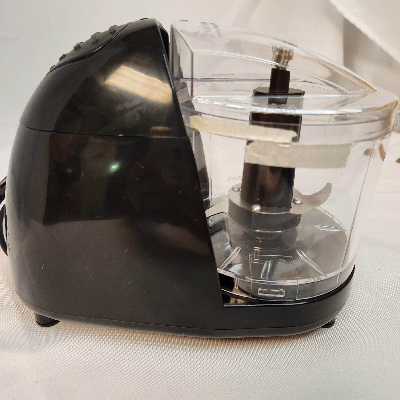 Brentwood MC-106: 1.5 Cup Mini Food Chopper Cutter Processor Black Tested Works