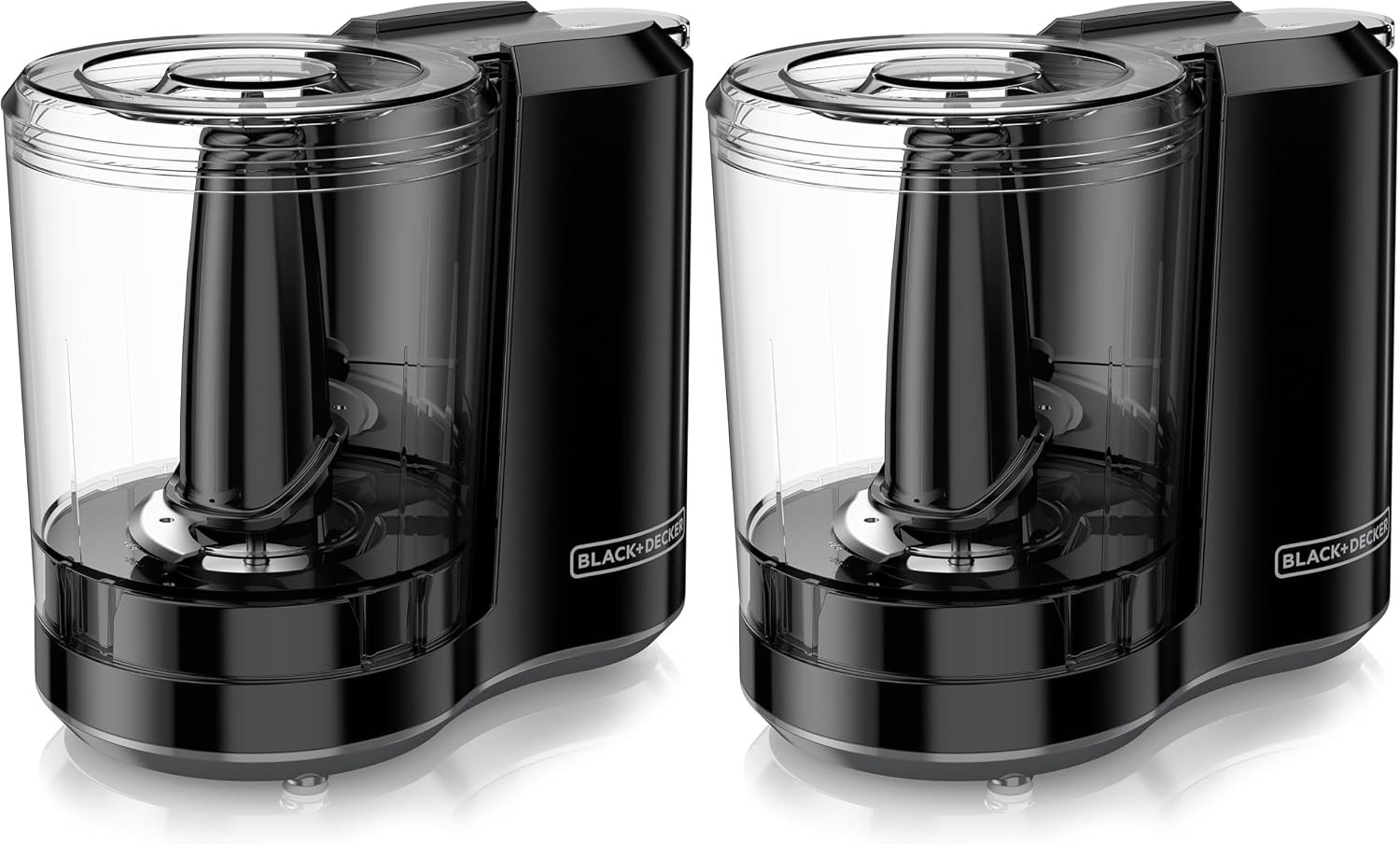 BLACK+DECKER 1.5-Cup Electric Food Chopper with Stay-Sharp Blade, 150W Motor