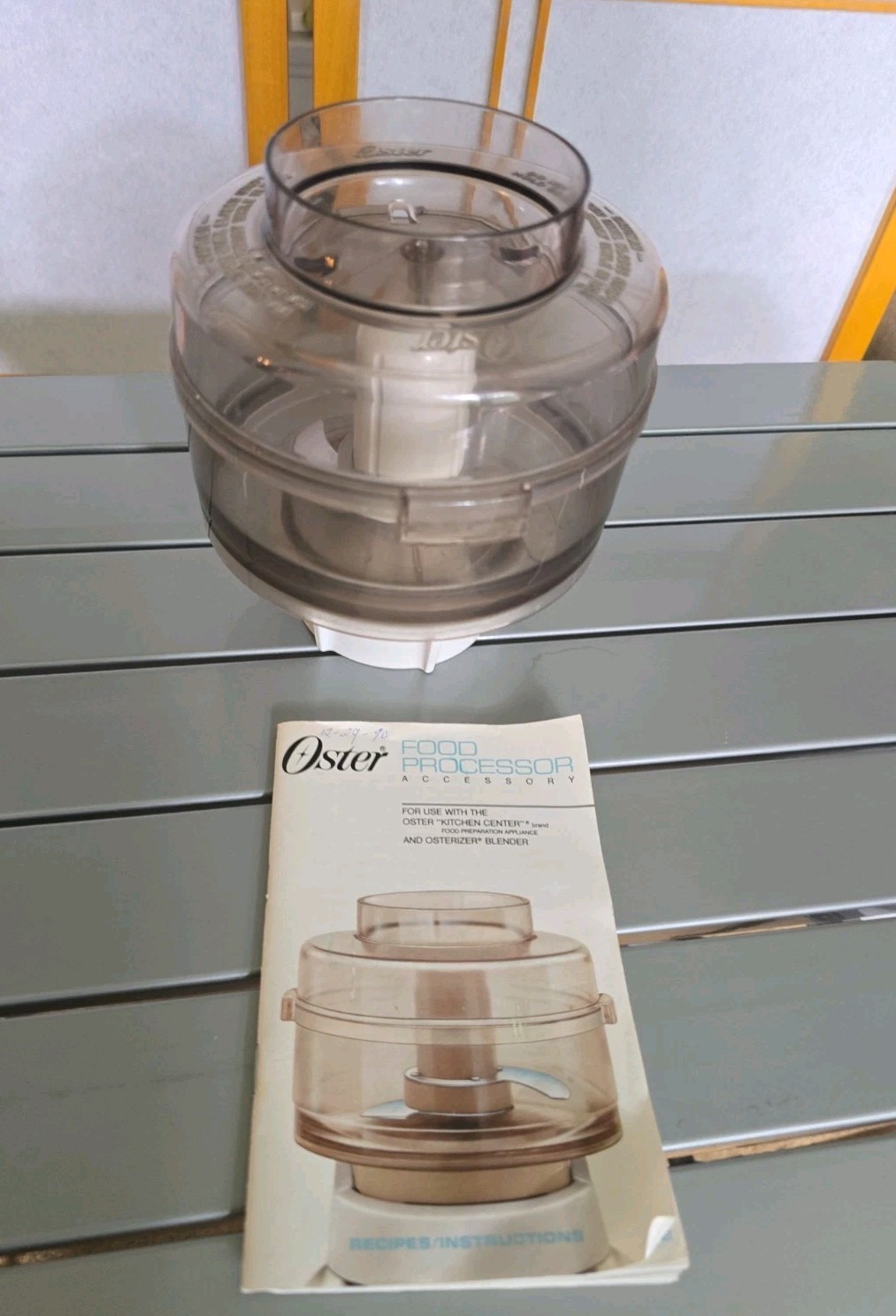 Oster Kitchen Center Food Processor Chopper Attachment Model 5900 F Accessory