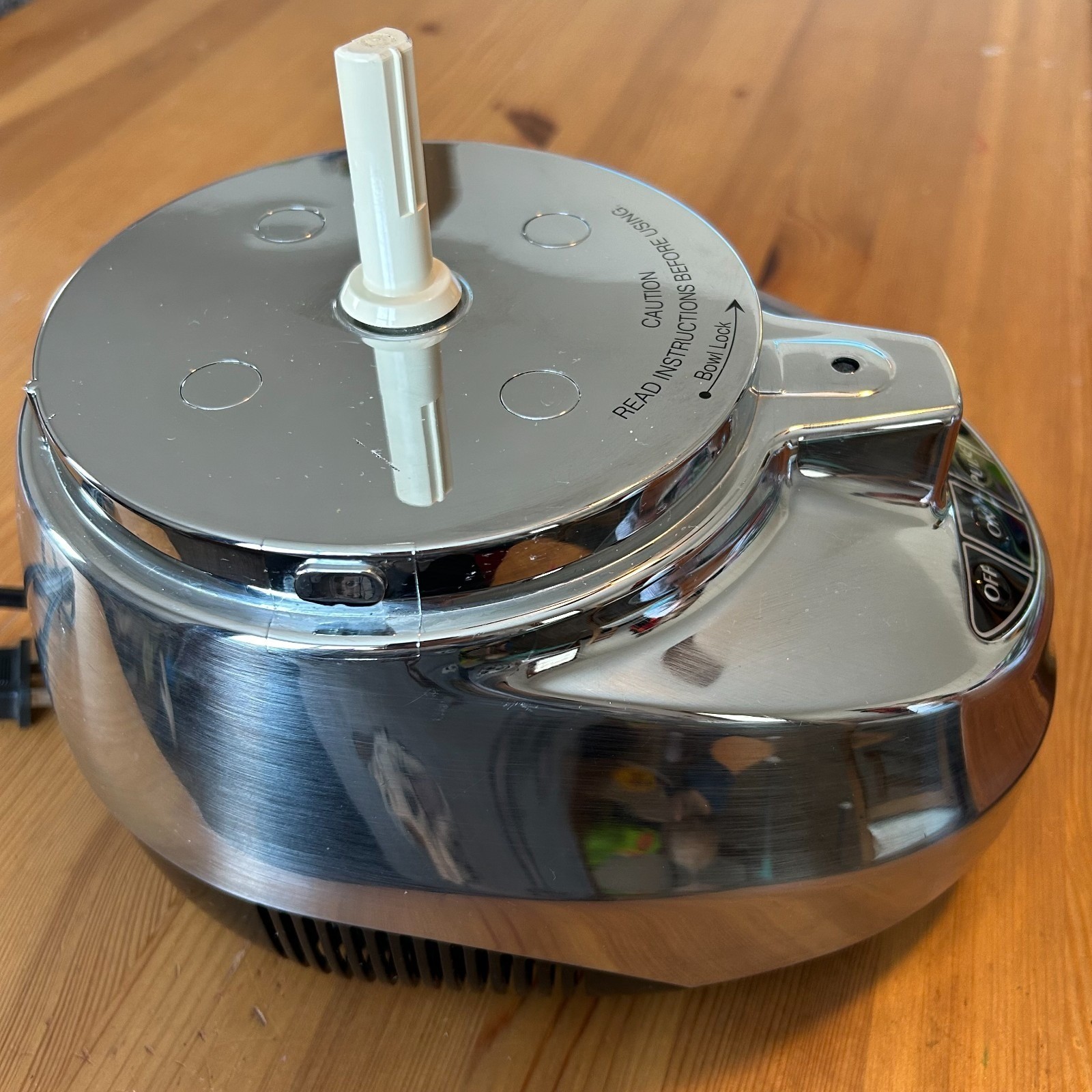 Cuisinart Chrome Prep 11 Plus Food Processor Base Motor Only DLC-2011CHB TESTED