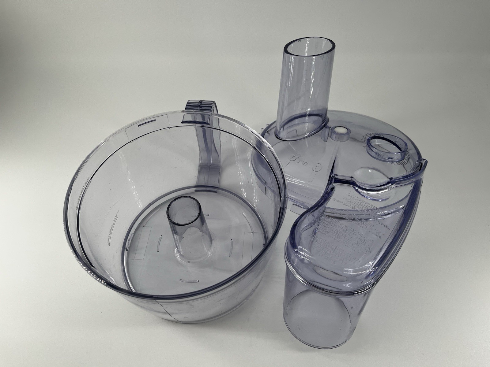 Hamilton Beach PrepStar Food Processor 70560R Bowl, Lid, pusher, Blade, Disc