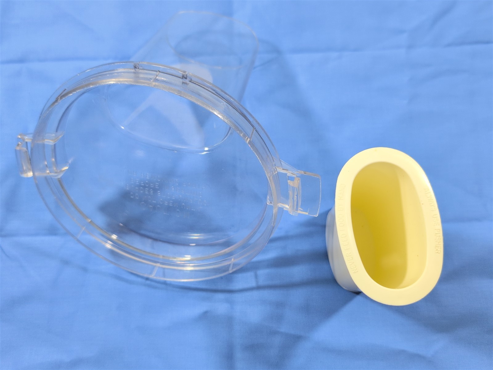 Hamilton Beach Food Processor Replacement 702-3 702-4 702-5 702-6 Lid And Pusher