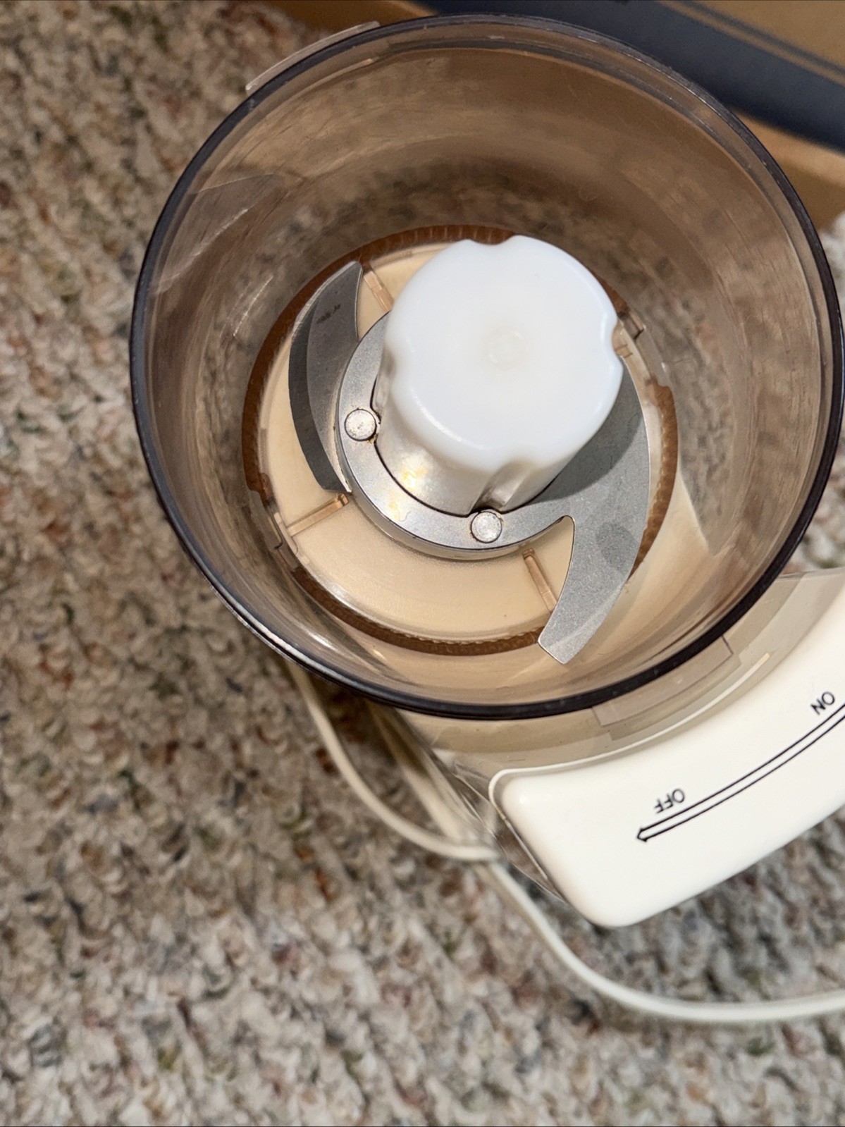 Vintage Sunbeam Oskar Jr. Chopper Plus Mini Food Processor Chopper 14131 Smoke