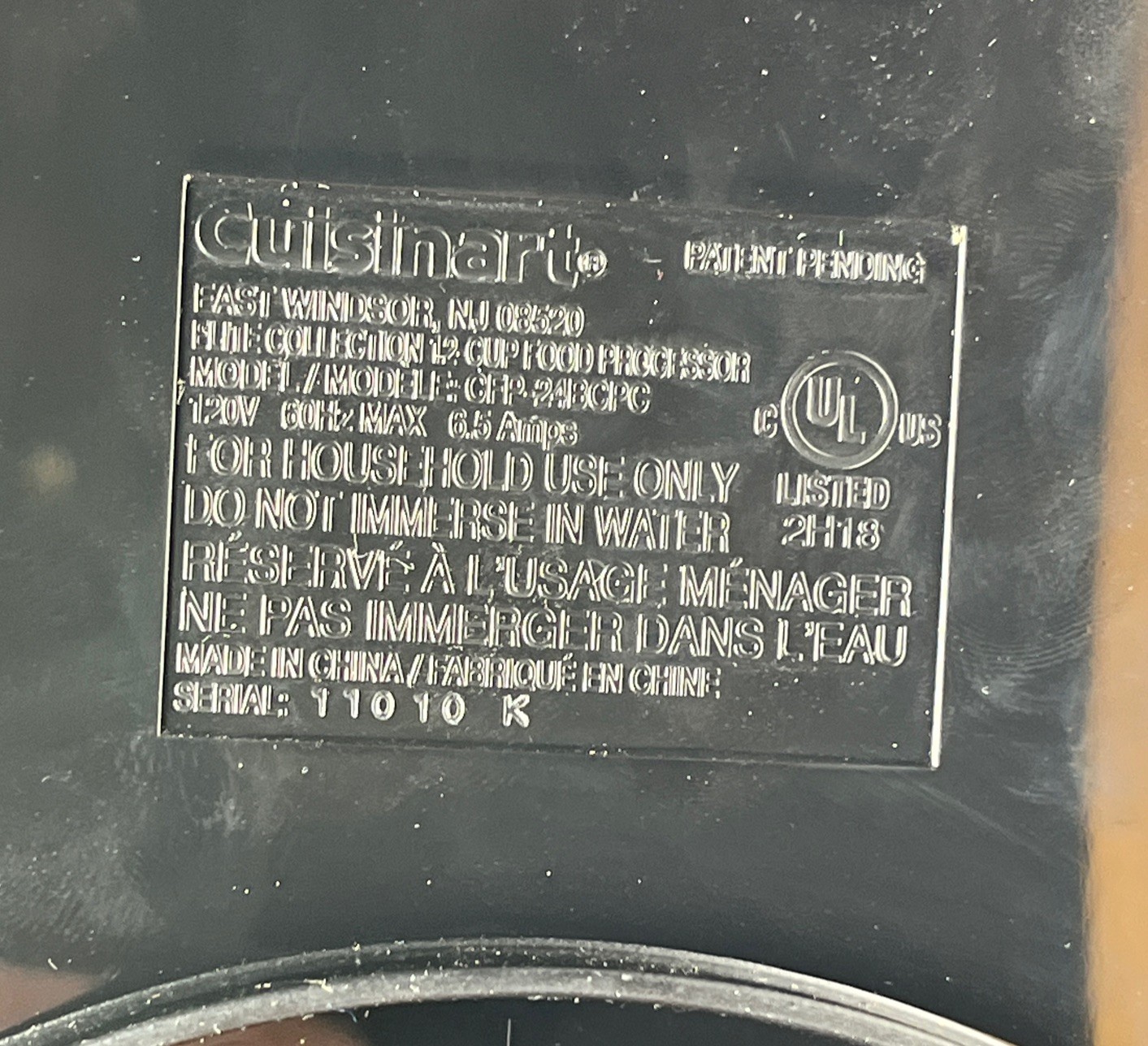 Cuisinart CFP-24BCPC Elite Food Processor Base Replacement Part – WORKS SEE VID