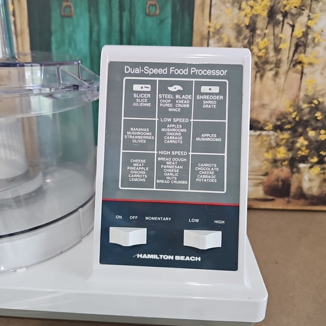 Hamilton Beach Dual Speed Food Processor Model 702-5 – Complete