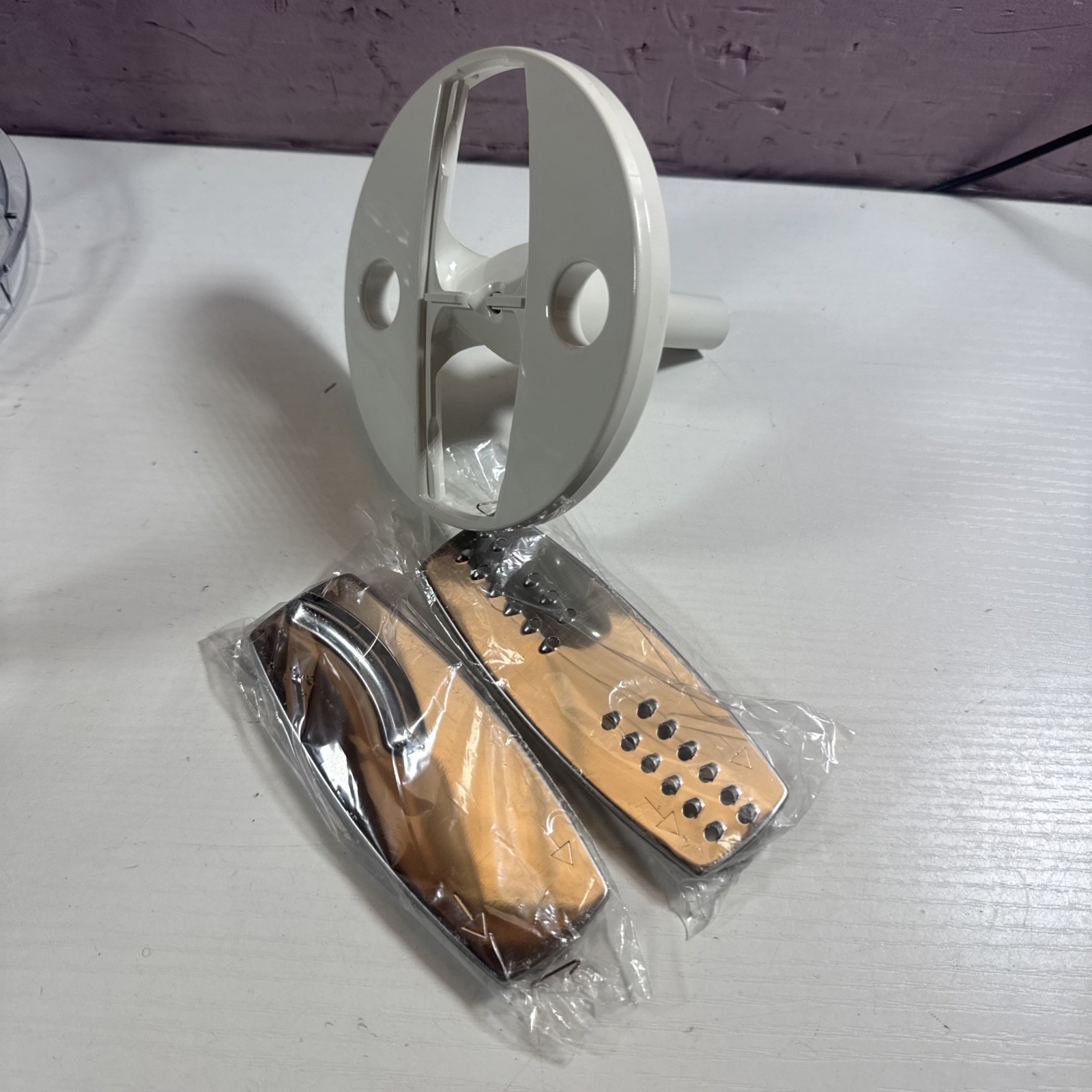 Braun Food Processor 4176 Replacement Part Slicer Blade Complete New No Box