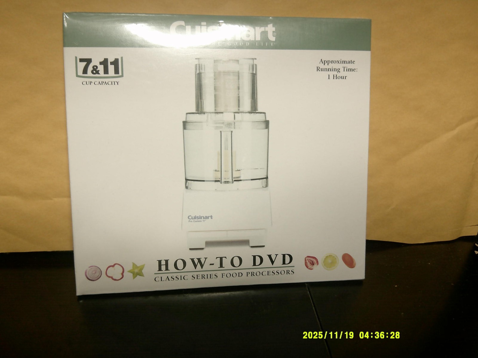 NEW Cuisinart How-To DVD 7 & 11 Cup Sealed Food Processing Instruction