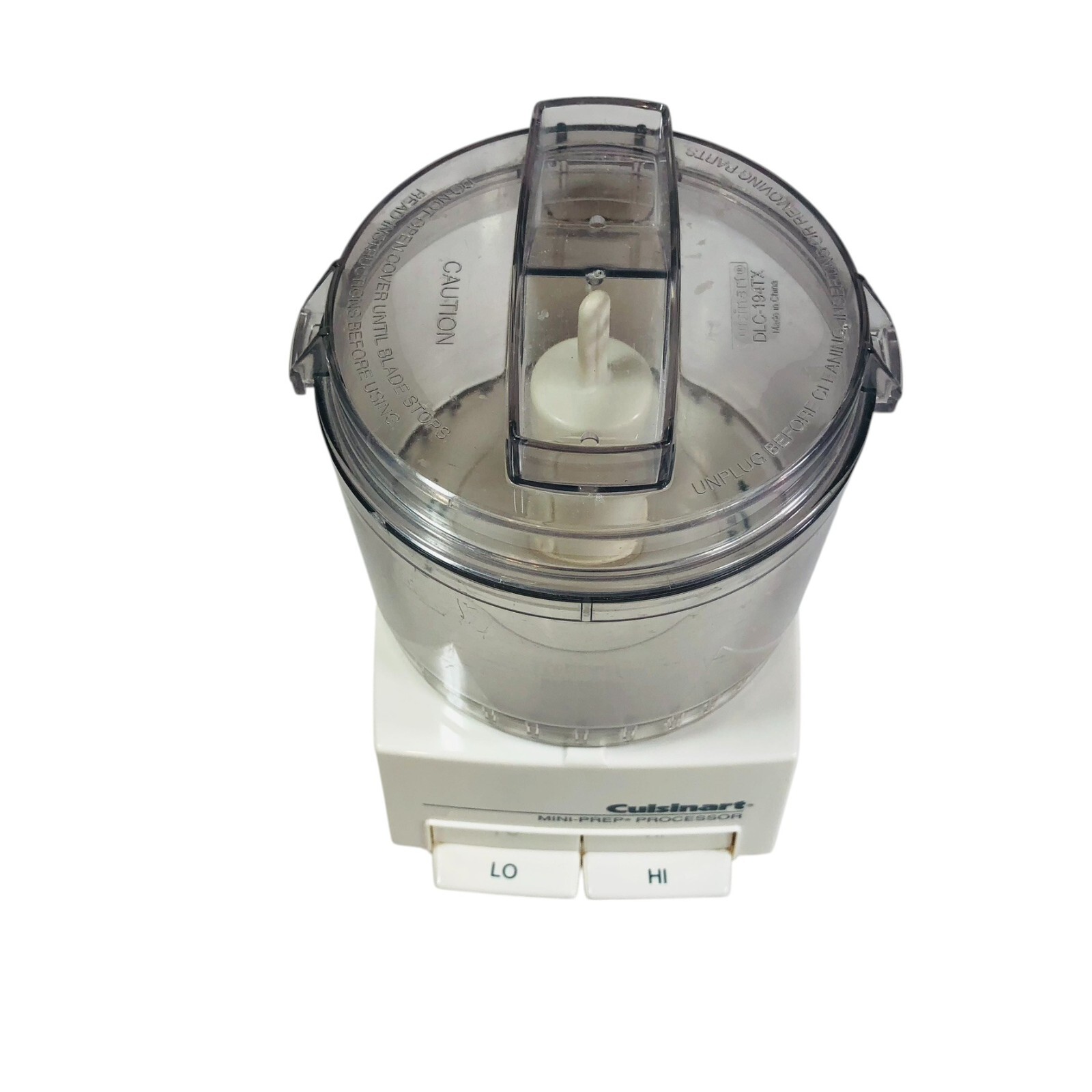 Cuisinart Mini-Prep Food Processor White Model DLC-1 TX Tested – NO BLADE
