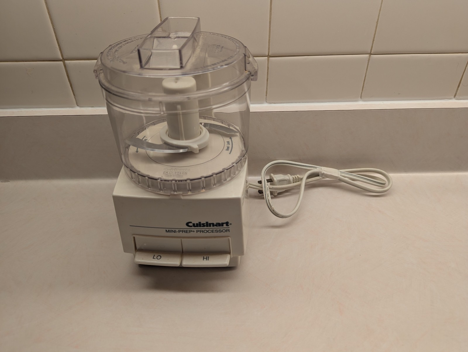 Vintage Cuisinart Mini-Prep Food Processor DLC-1AL Almond Chopper Grinder Tested