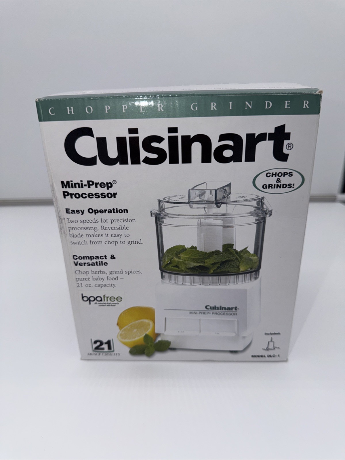Cuisinart Mini-Prep Food Processor DLC-1 Chopper 2-speed grinder