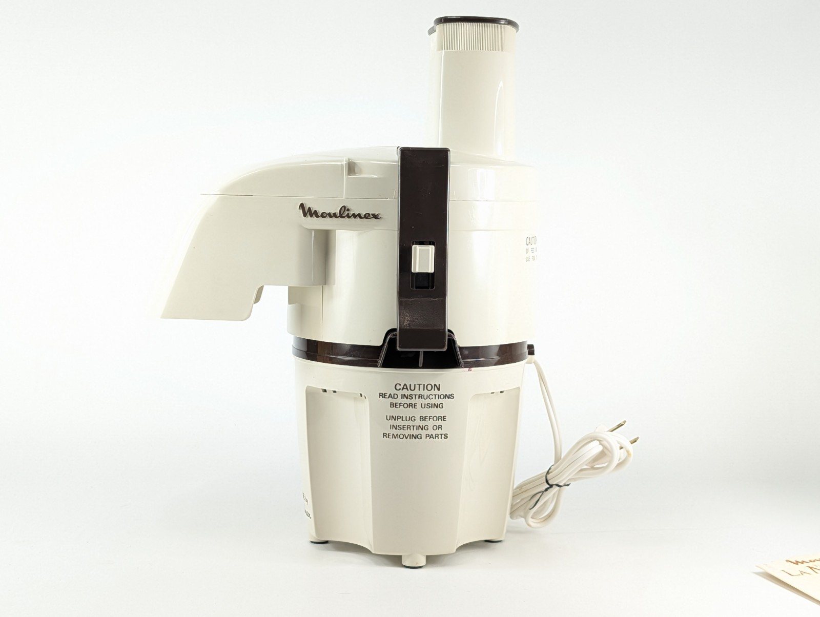 La Machine Food Processor by Moulinex Deluxe Model 355 Complete Tested & Working
