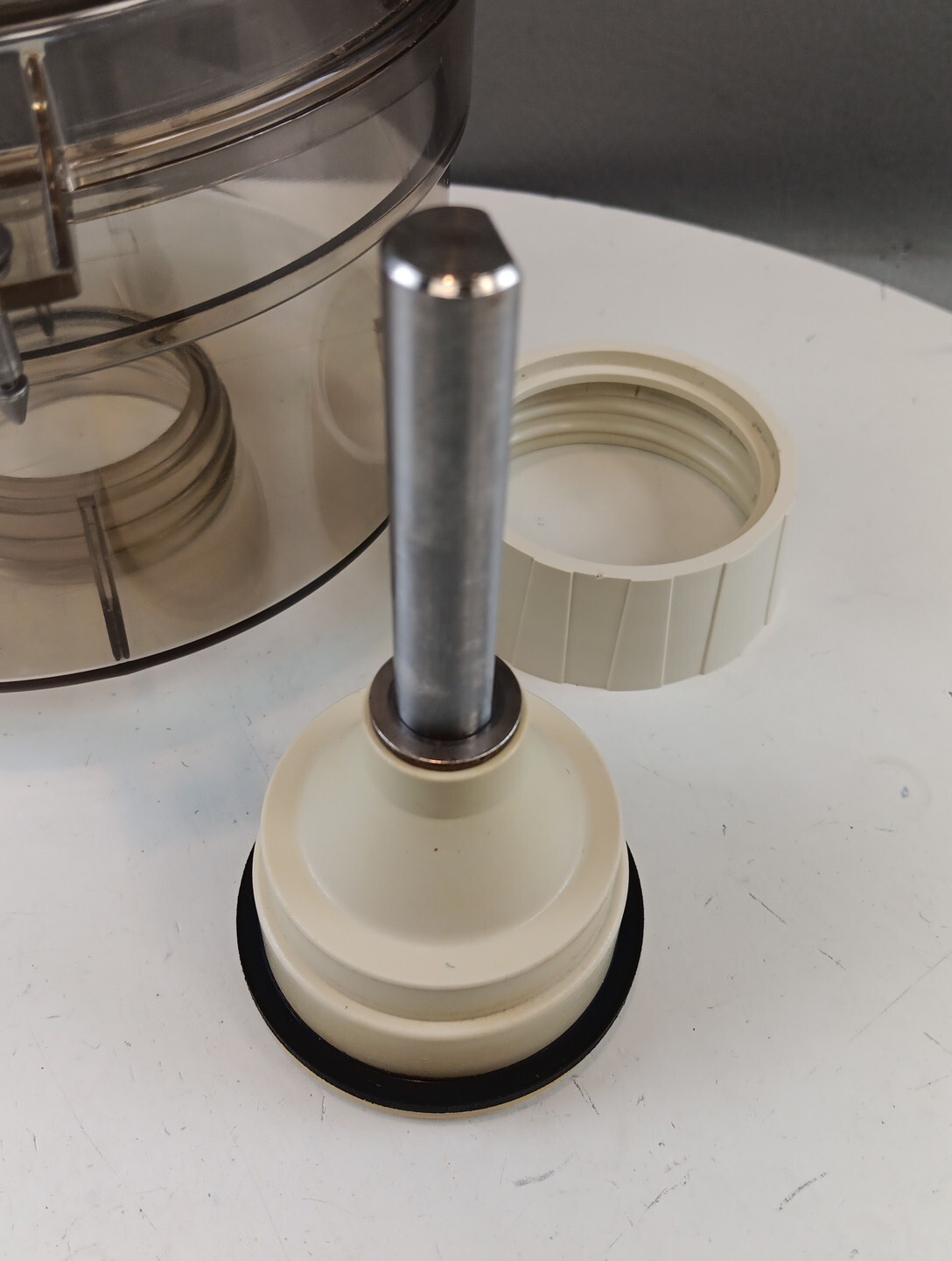 GE Food Processor Replacement Parts – Work Bowl Lid Stem Shaft Nut Plunger 420A