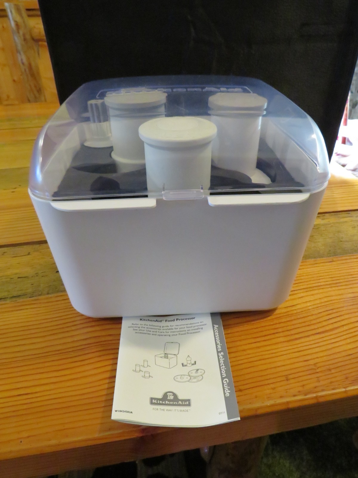 Fabulous Kitchenaid Food Processor Attachment Blade Complete Set with Case