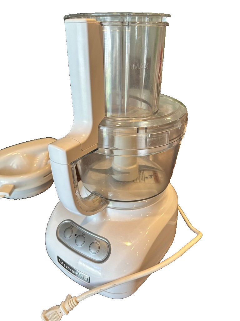 KitchenAid Food Processor 12-Cup KFPW760WH0 w/ Attachments