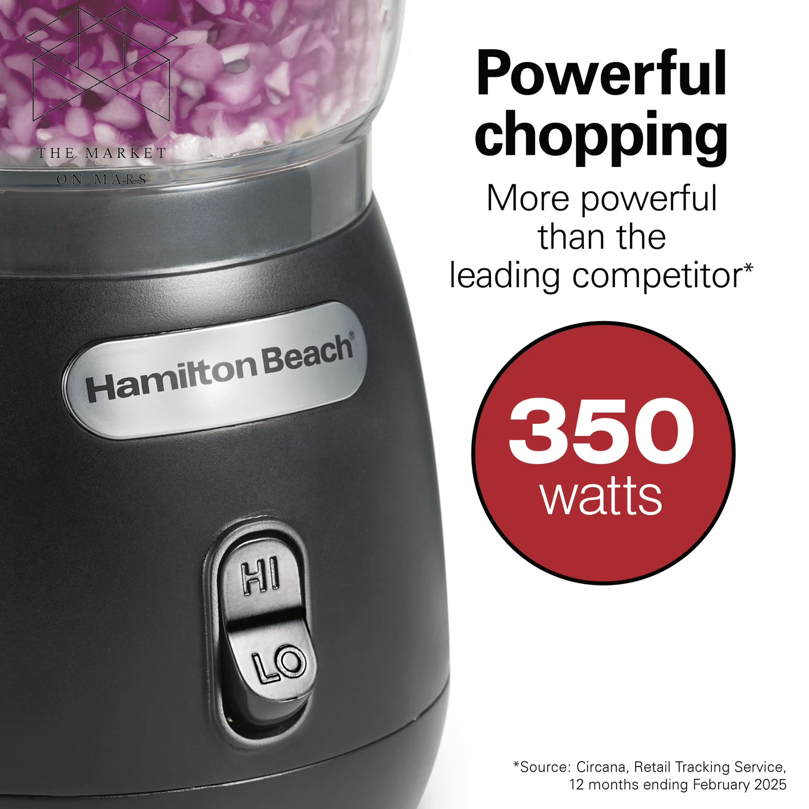 Stack & Press 2 Speed Food Chopper & Mini Food Processor, 3-Cup, Black ✅ 👈