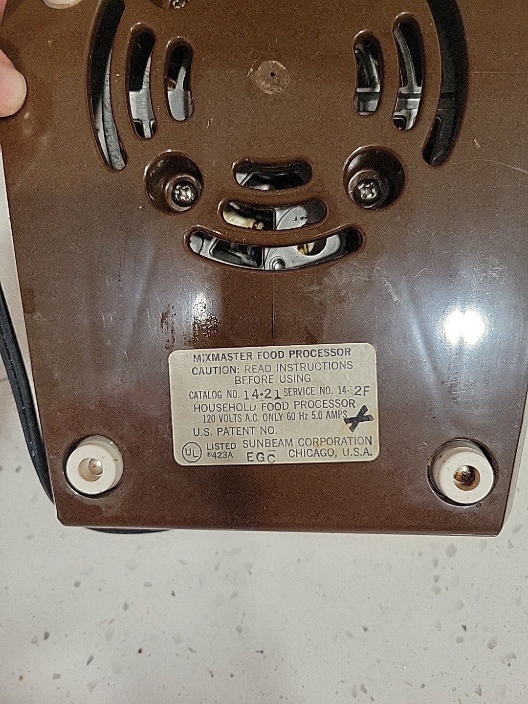 Sunbeam Le chef 14-21 base motor only