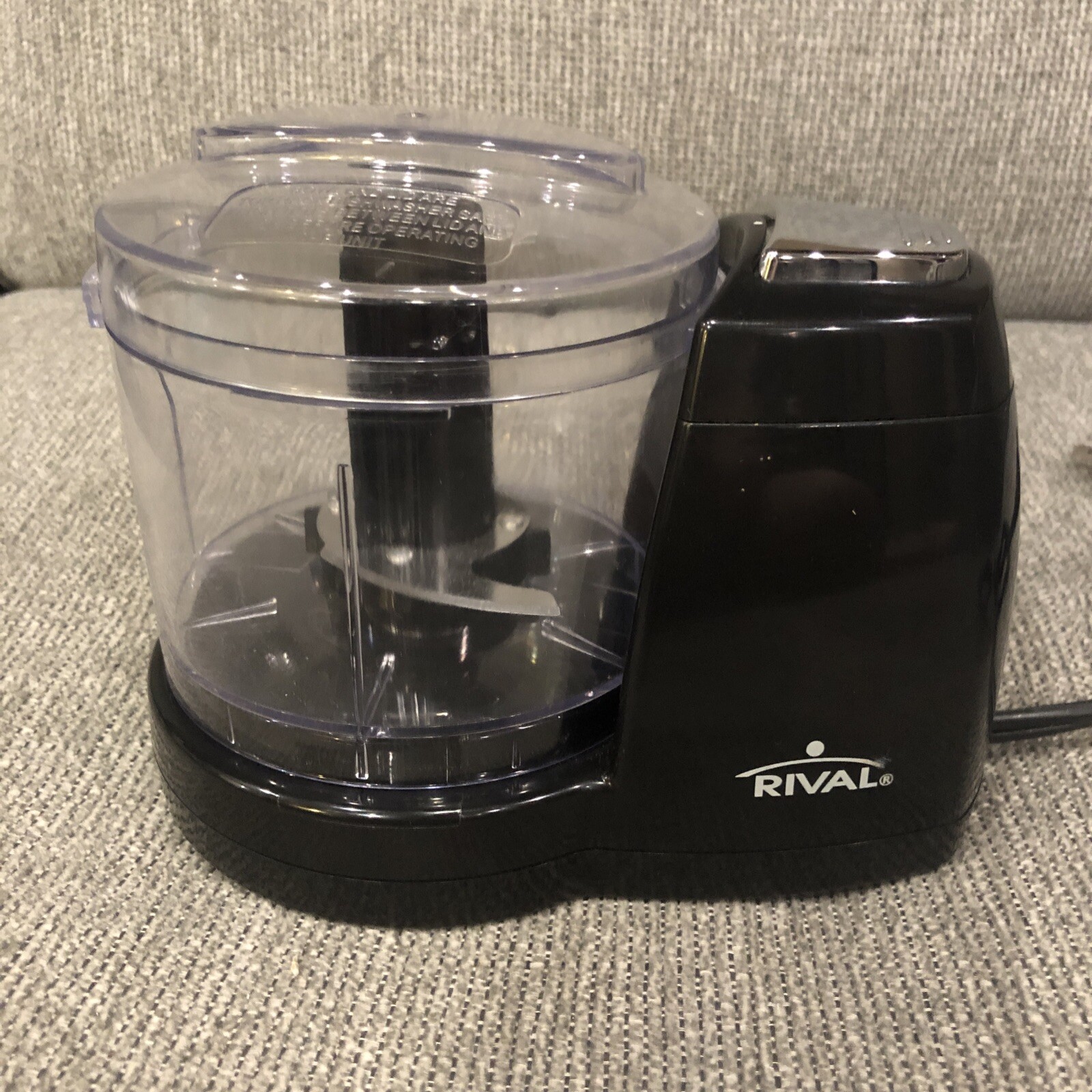 Rival MC-67BL Mini Chopper Food Processor 1.5 Cup Black *TESTED*