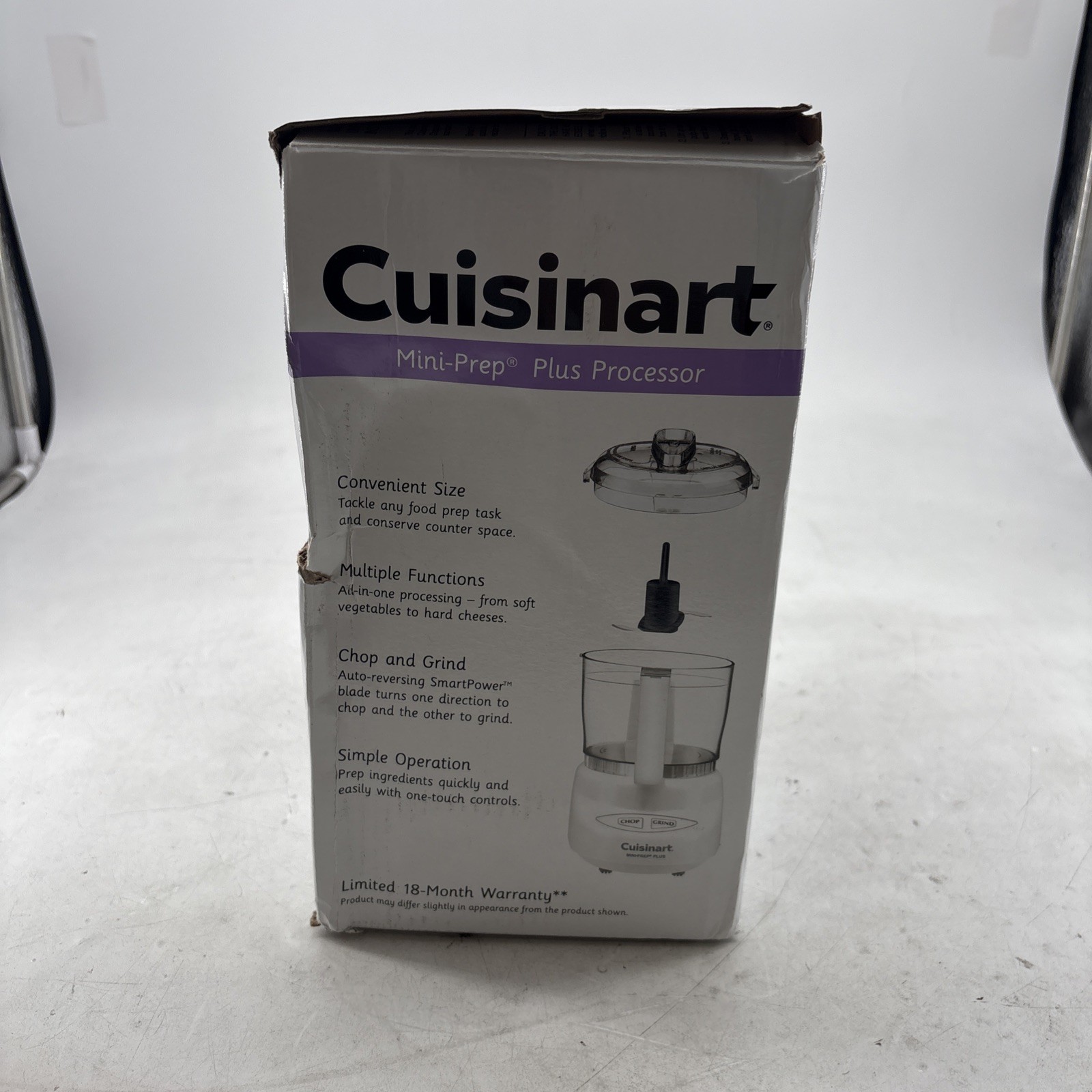 CuisinartMini-Prep 3-Cup 1 -Blades Mini food chopper (White) DLC-2A (A562)
