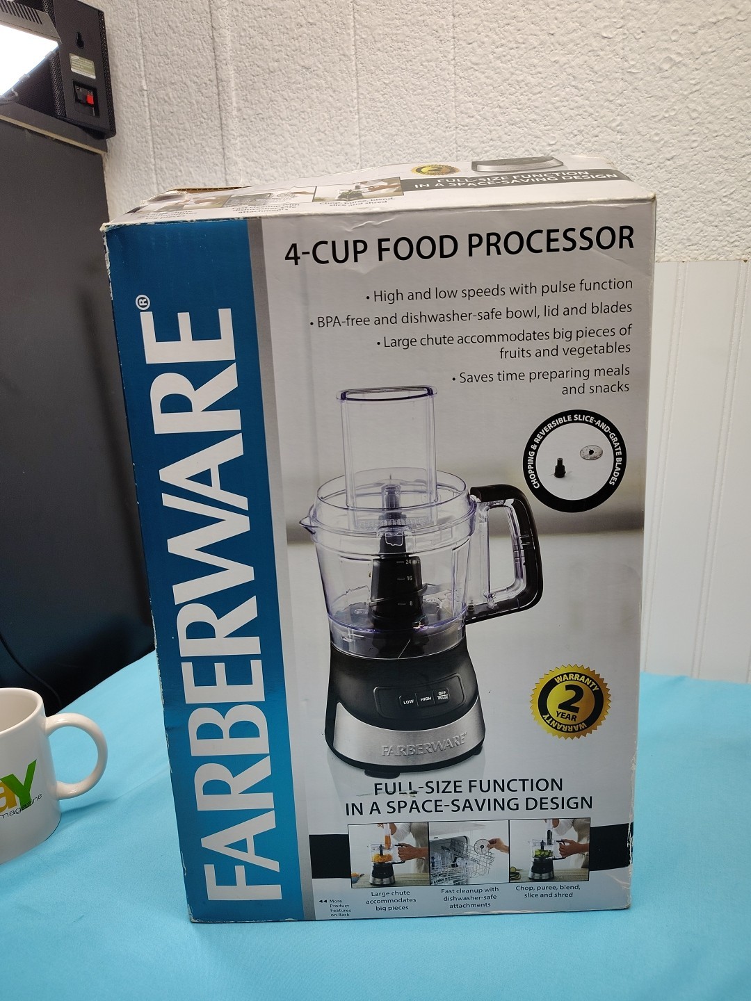 Farberware 4 Cup Food Processor with Stainless Steel Blade model 550151