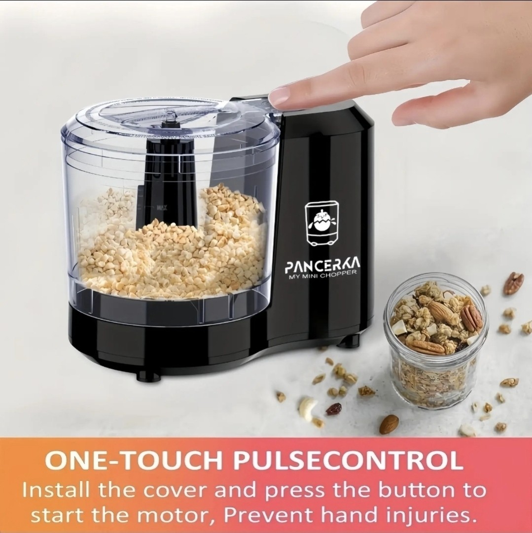 NEW 1.5 Cup/12oz Electric Food Chopper for Dicing Kitchen