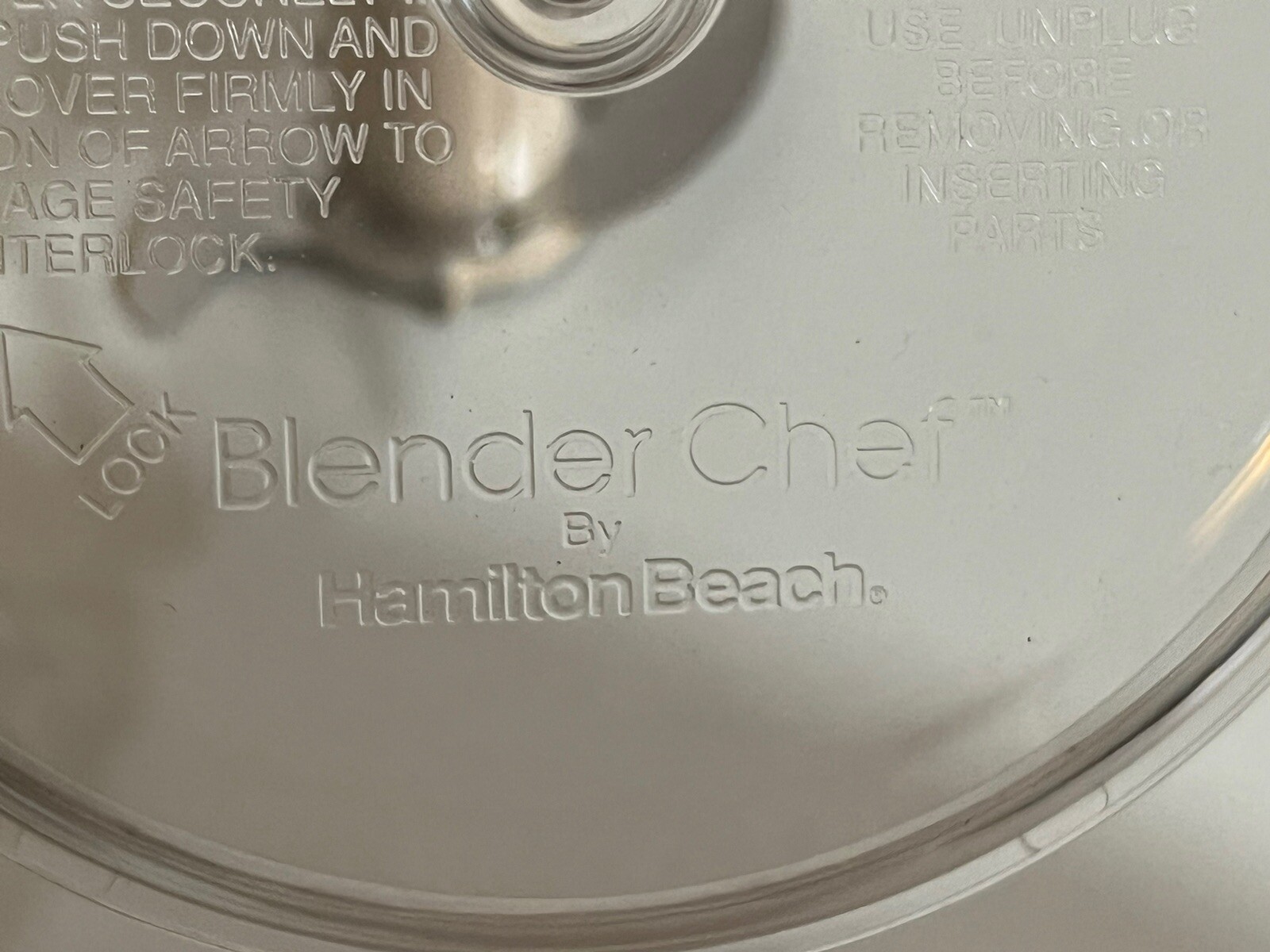 Hamilton Beach Proctor Silex Food Processor Blender Chef Attachment for Blenders