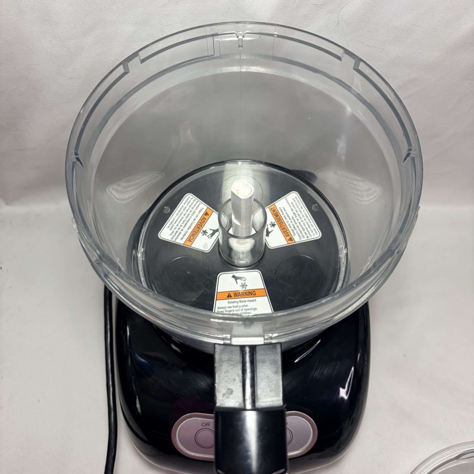 KITCHENAID 12 Cup Black Ultra Food Processor KFPW760QER1 with Accessory Set EUC
