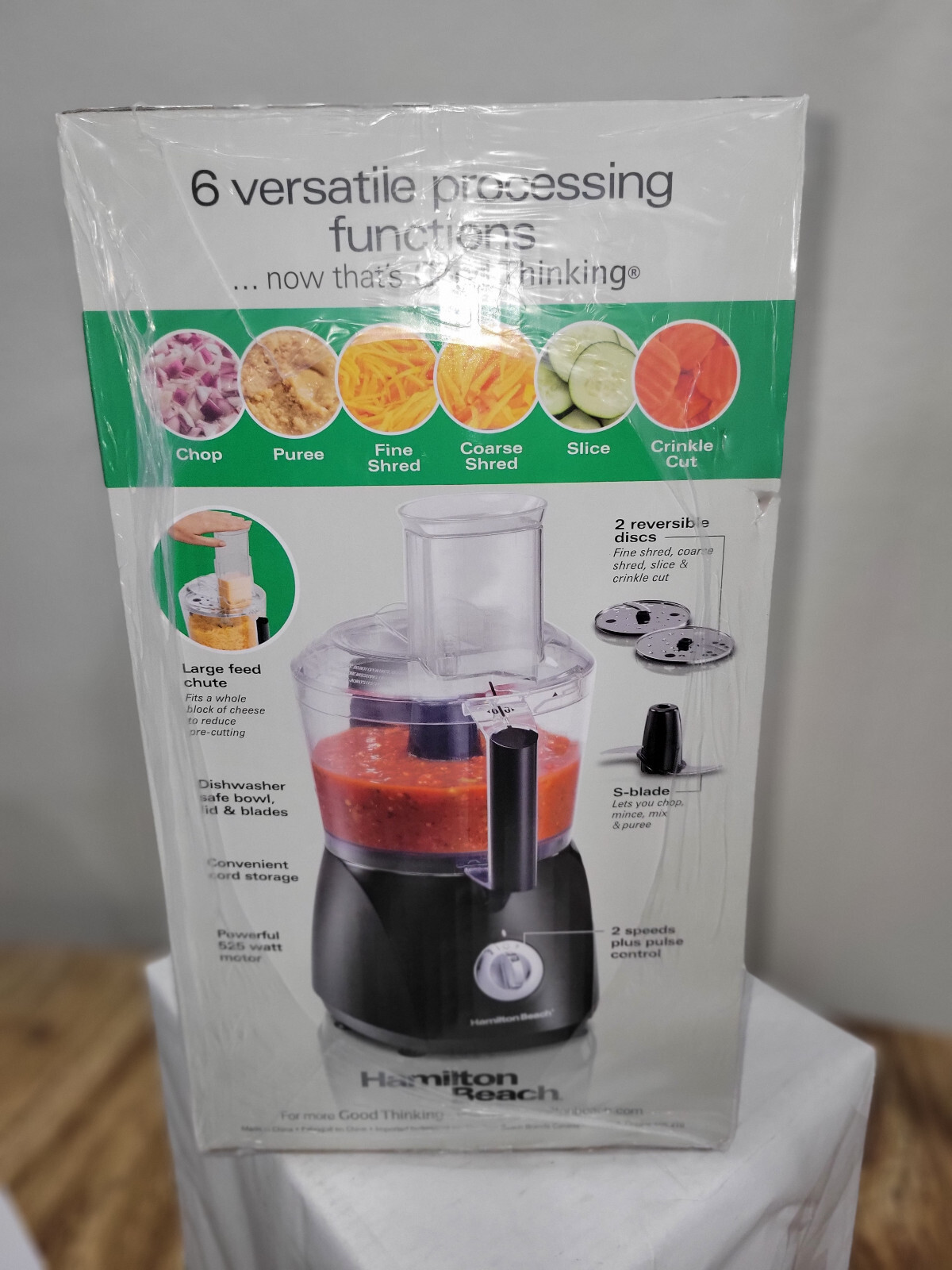 Food Processor Hamilton Beach Good Thinking 70670 10 Cup Capacity BRAND NEW