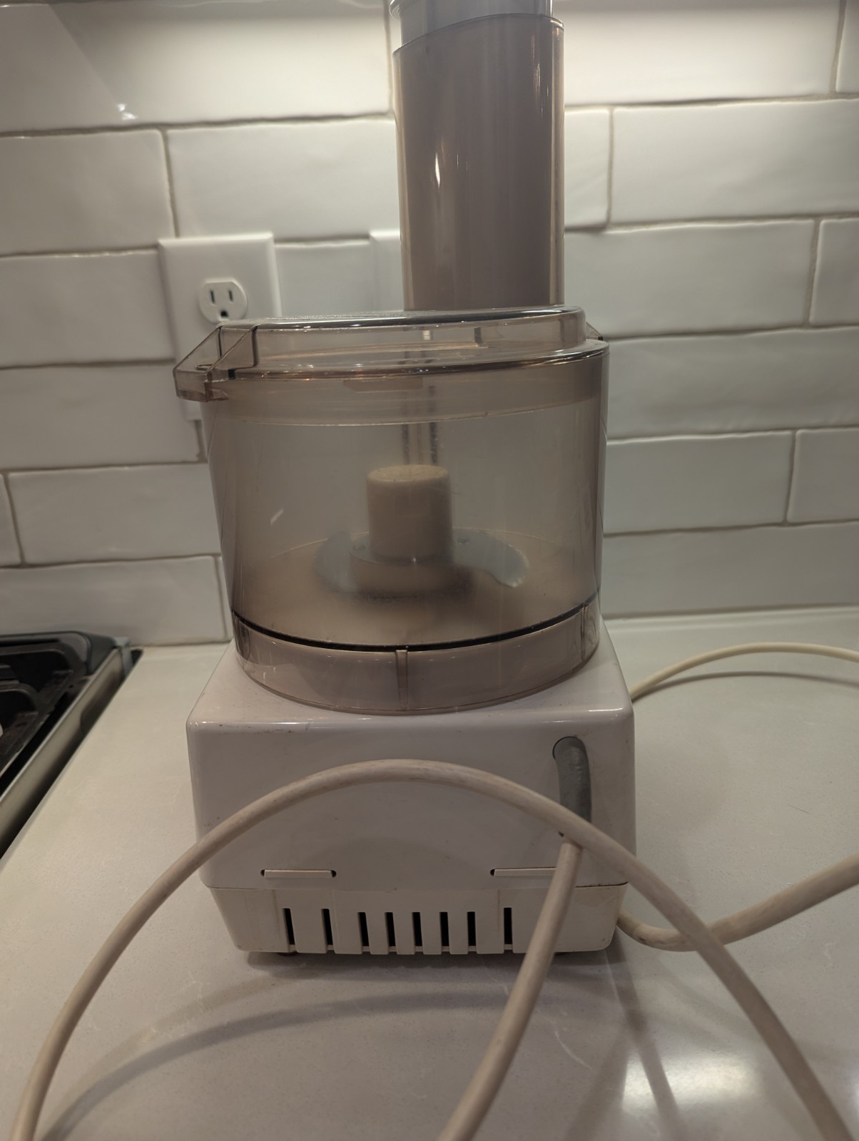 Vintage Cuisinart Food Processor Robot Coupe CFP-9 White Tested