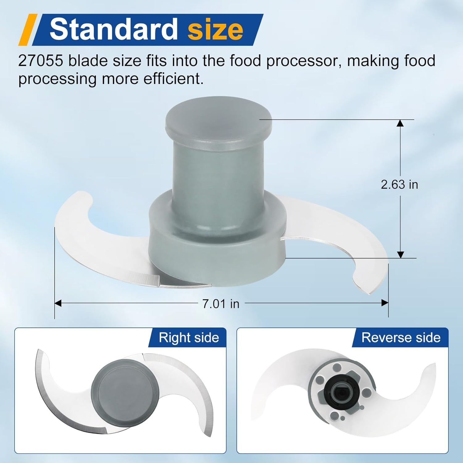 Food Processor Blade Compatible with Robot Coupe R201 R2 R2A R2N R2B R2U Stai…