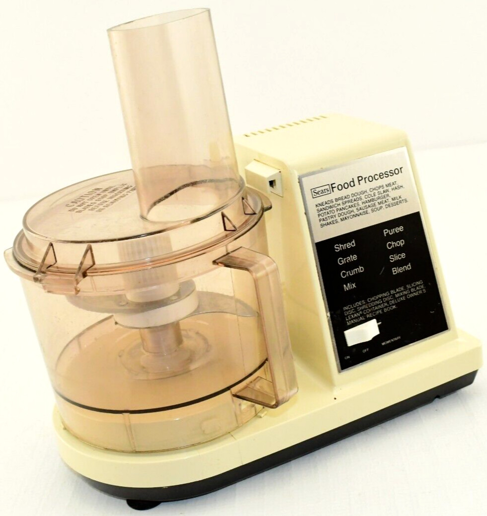 Sears 7-Speed Counter Craft Food Processor 400.822800 – COMPLETE, Base Jar Blade