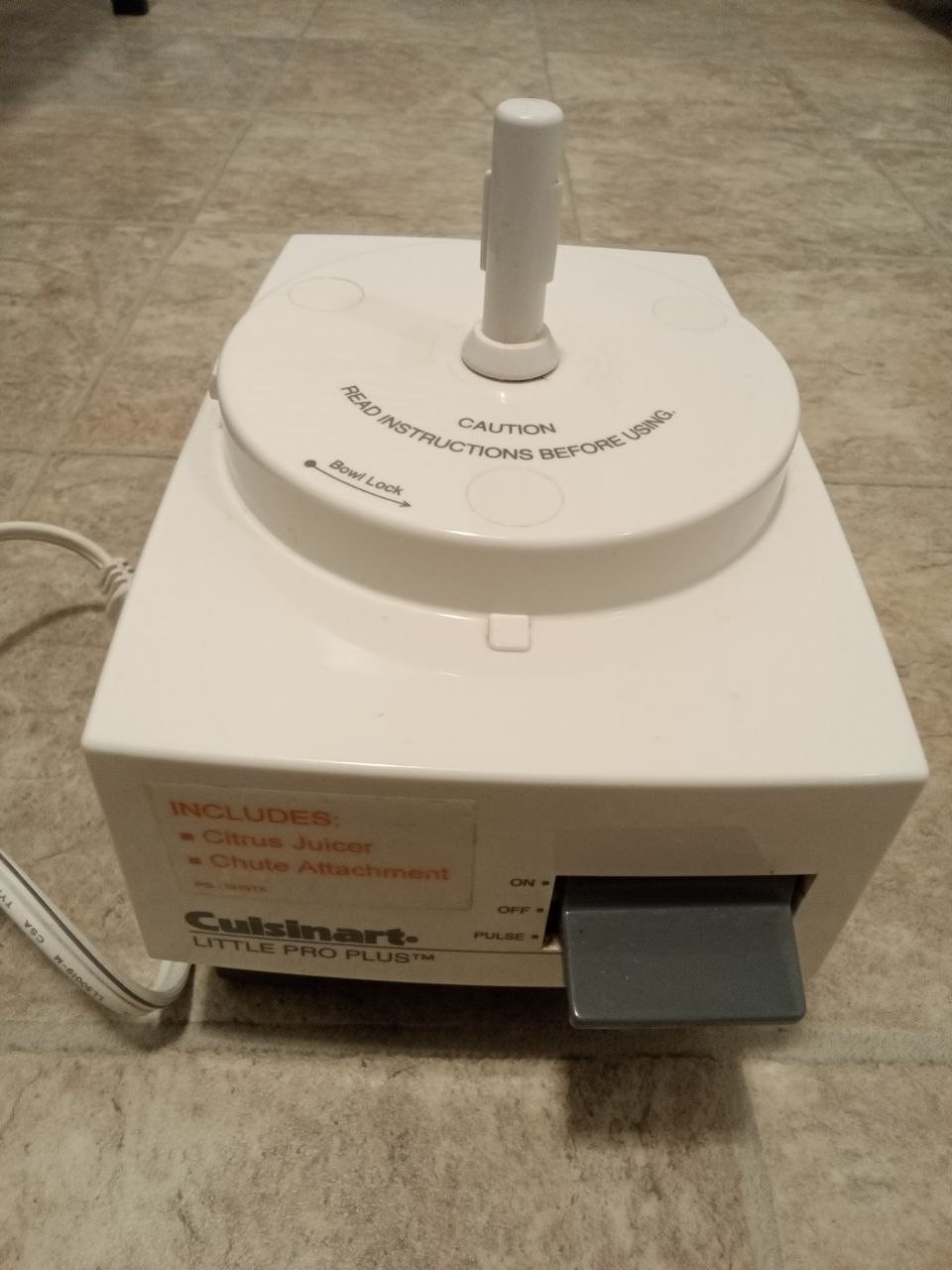 Cuisinart Little Pro Plus Food Processor Motor Unit Replacement Part DLC-505TX