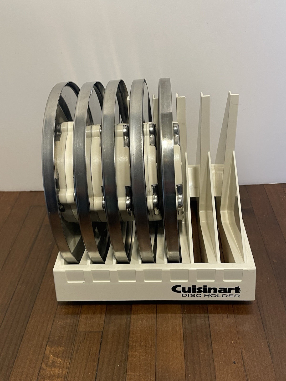 Lot Of 5 Cuisinart DLC-7 Disc Food Processor Blades & Holder Slice Shred