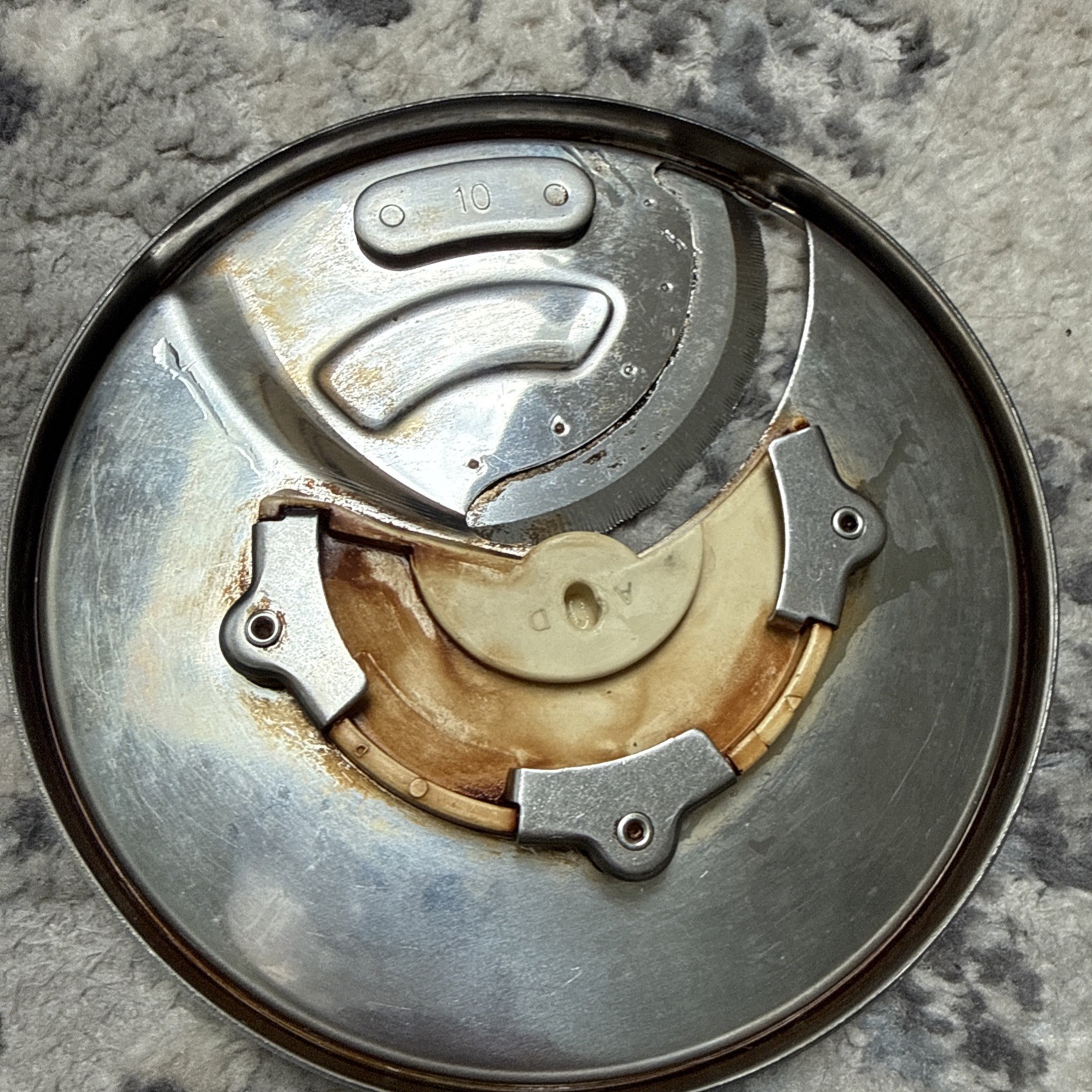 Cuisinart DLC-844TX 4mm Food Processor Slicing Disc Blade Replacement 4mm Used