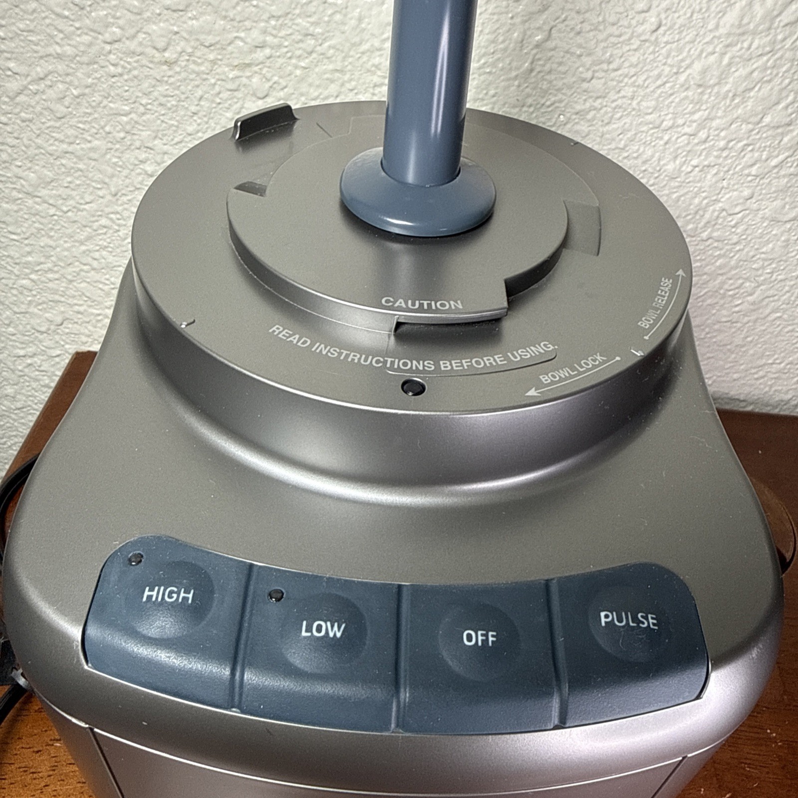 Cuisinart Elemental 8 Cup Food Processor Motor Base Model FP-1 Works