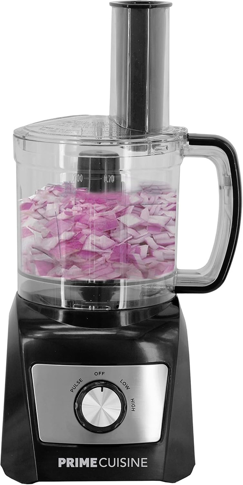 Electric Vegetable Chopper & Food Processor, 3 Cup Capacity, for Mincing, Emulsi