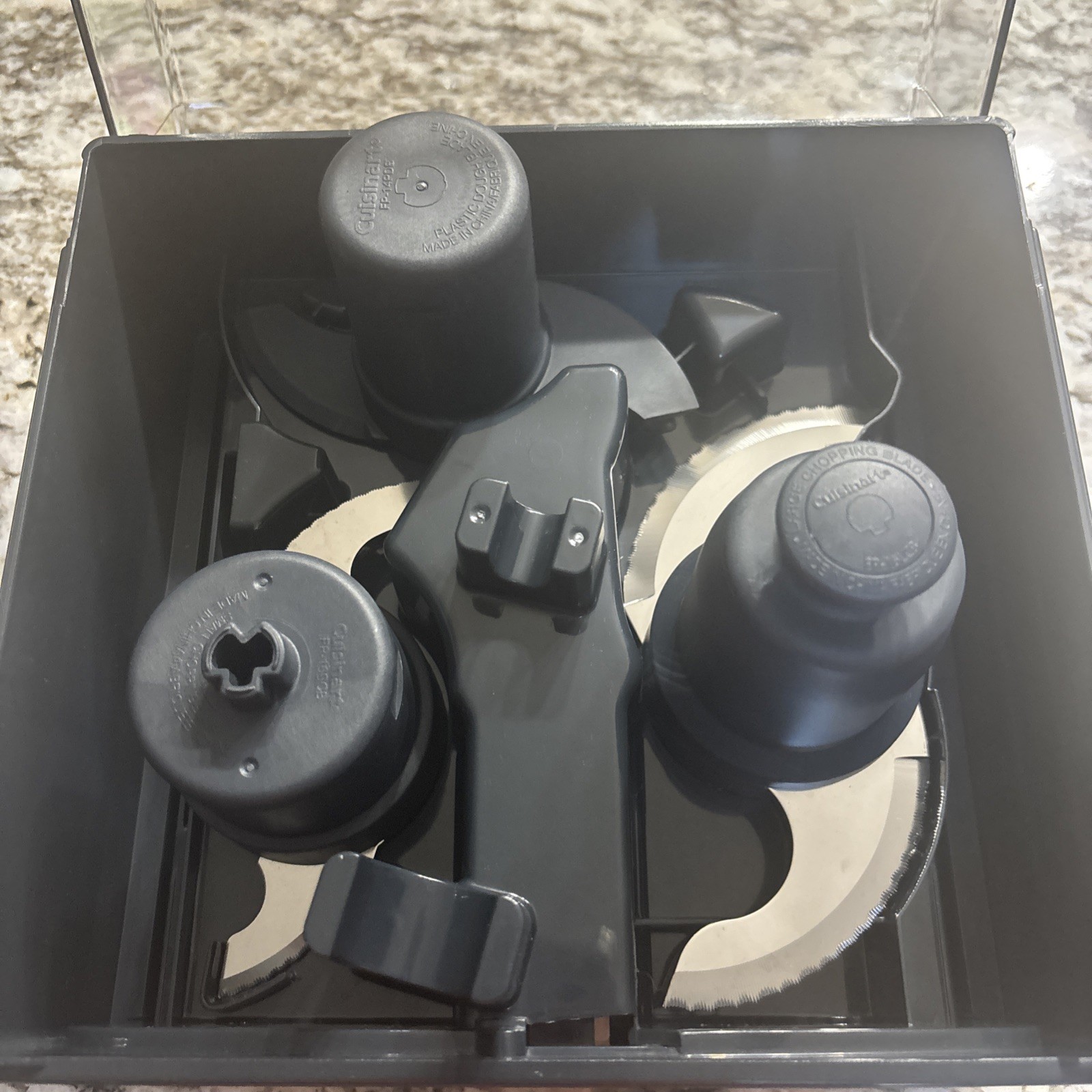 Cuisinart Food Processor Disc Kit w/ Storage Case Slicing Shredding Dough Blades