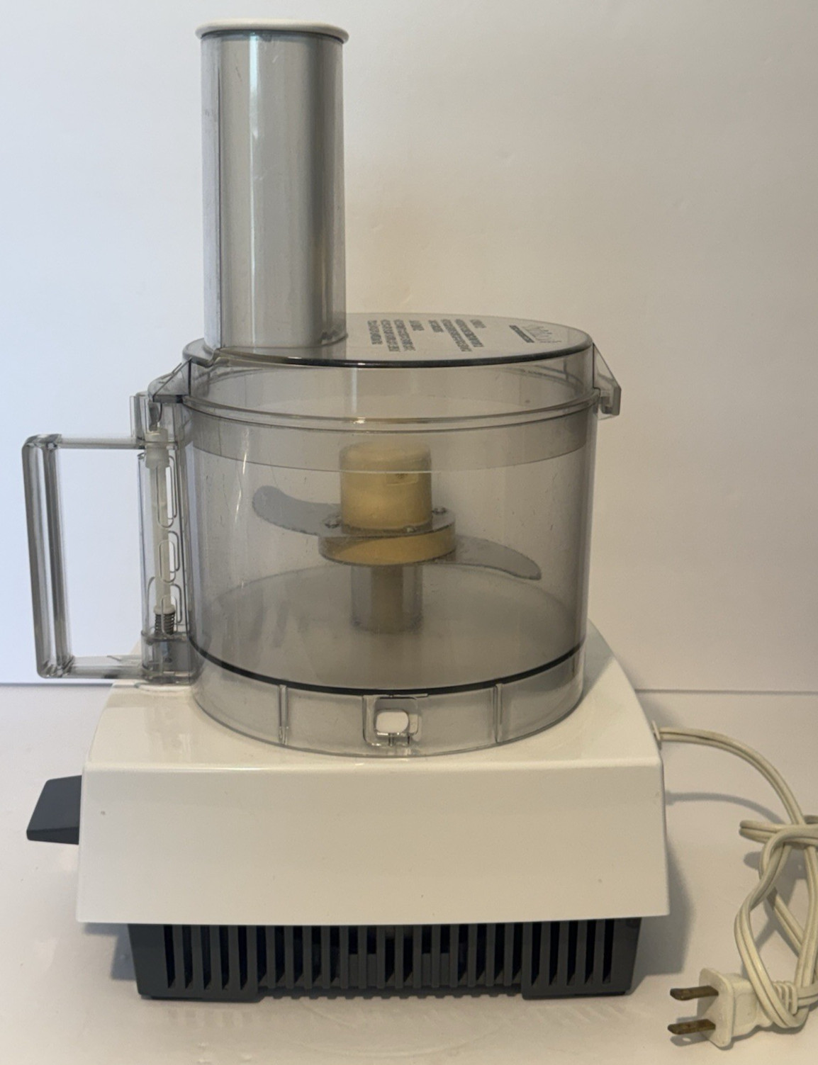 Cuisinart DLC-5 TX Type 25 Food Processor Vintage Bowl Lid 3 Blades Tested