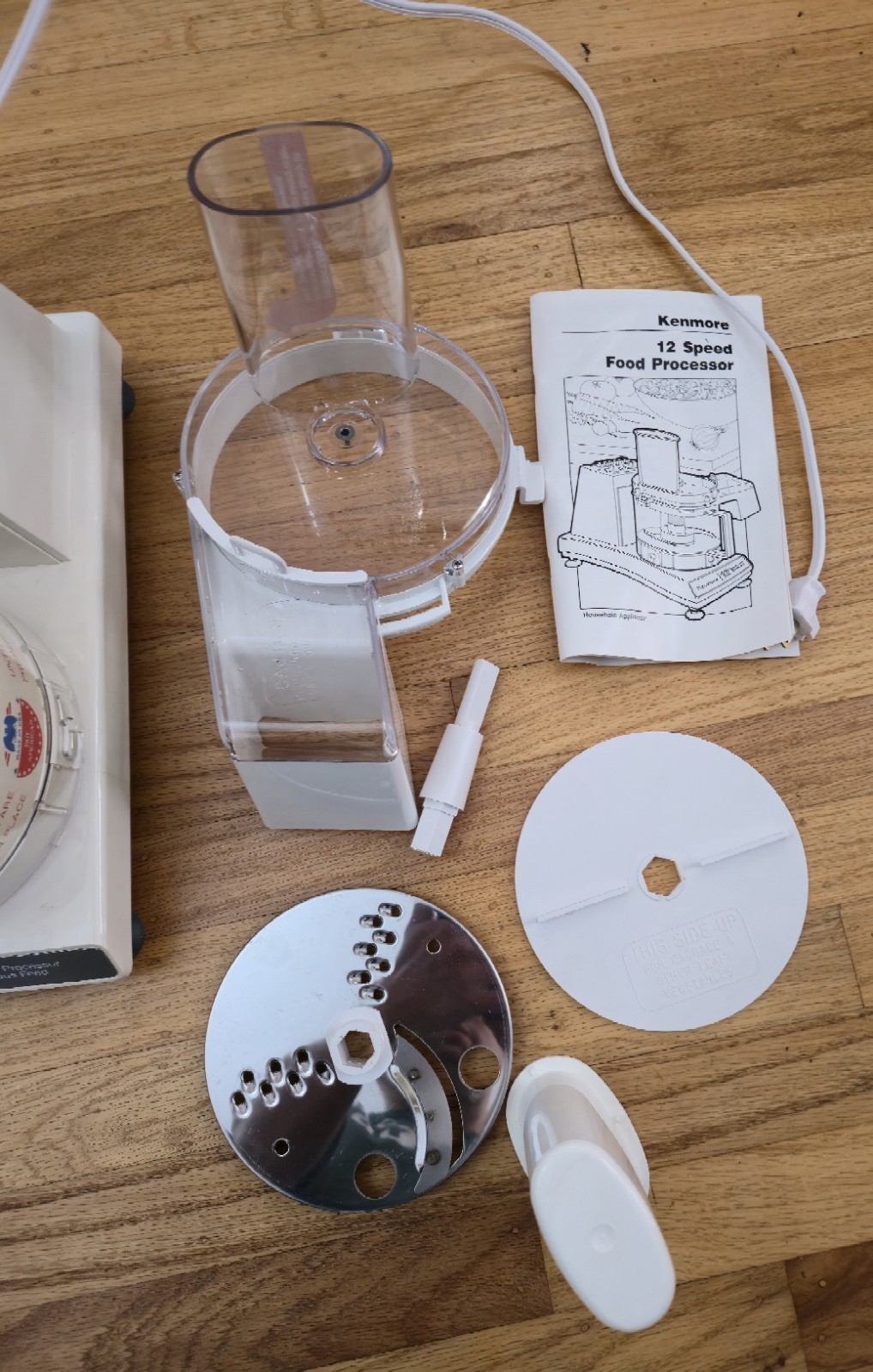 Vintage Sears Kenmore 12 Speed Food Processor 11-69695 NEW UNUSED OPEN BOX!