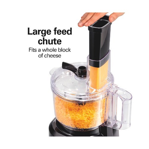 Hamilton Beach Bowl Scraper Food Processor Black – 70743: 450W, 2 Speeds