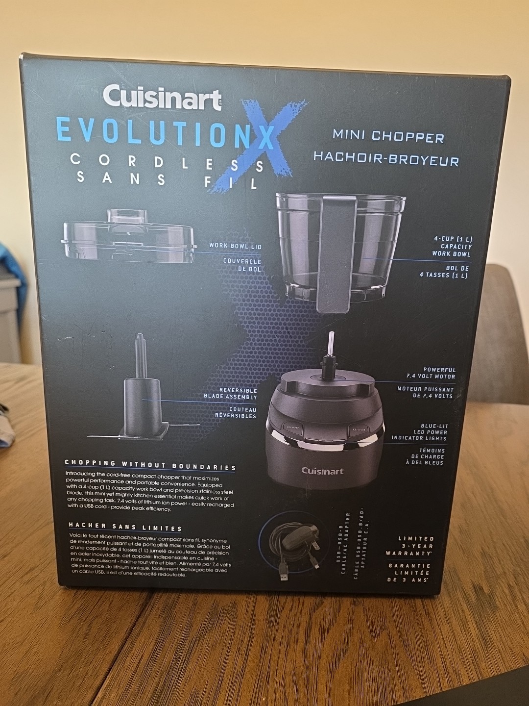 Cuisinart Evolution X(RMC-100C)Cordless 4-Cup Mini Chopper – Missing The Blade –